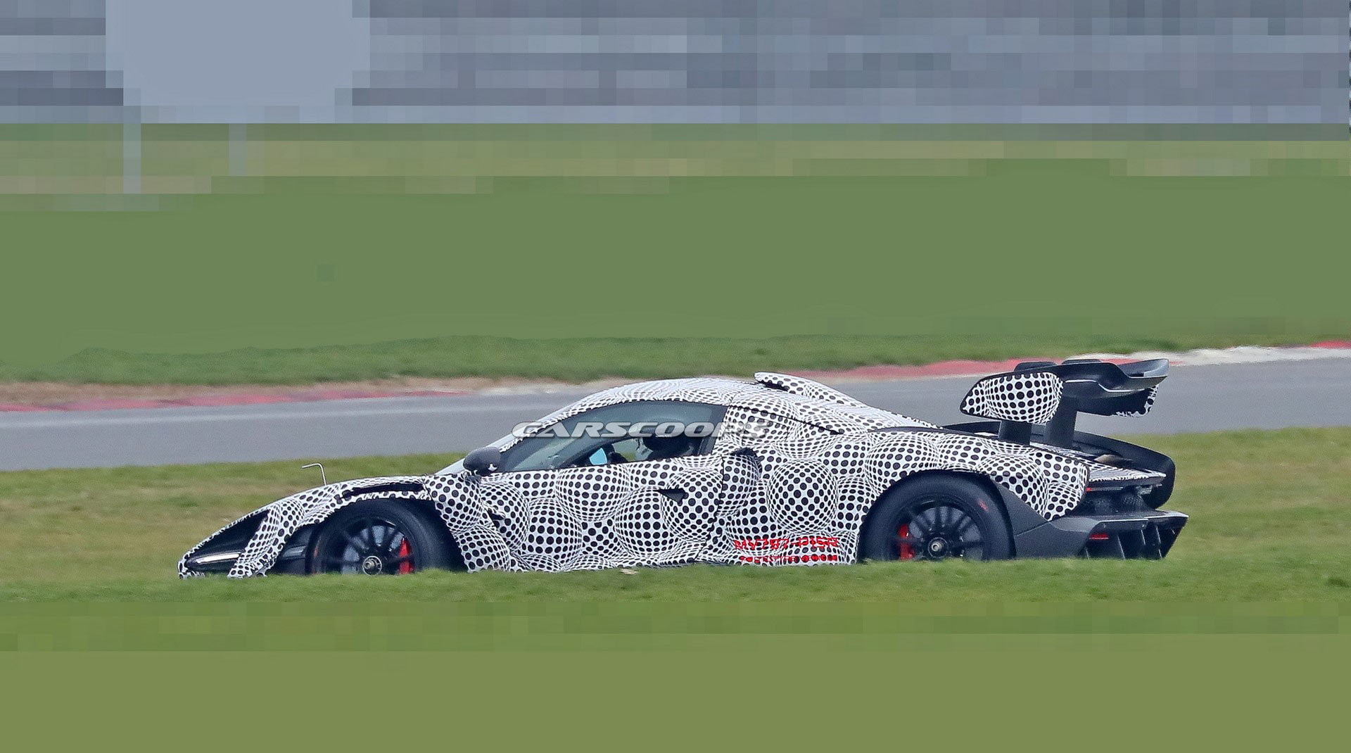 McLaren-Senna-GTR-3 McLaren Senna GTR Snapped On The Track Putting Its 2,205 Lbs Of Downforce To Work