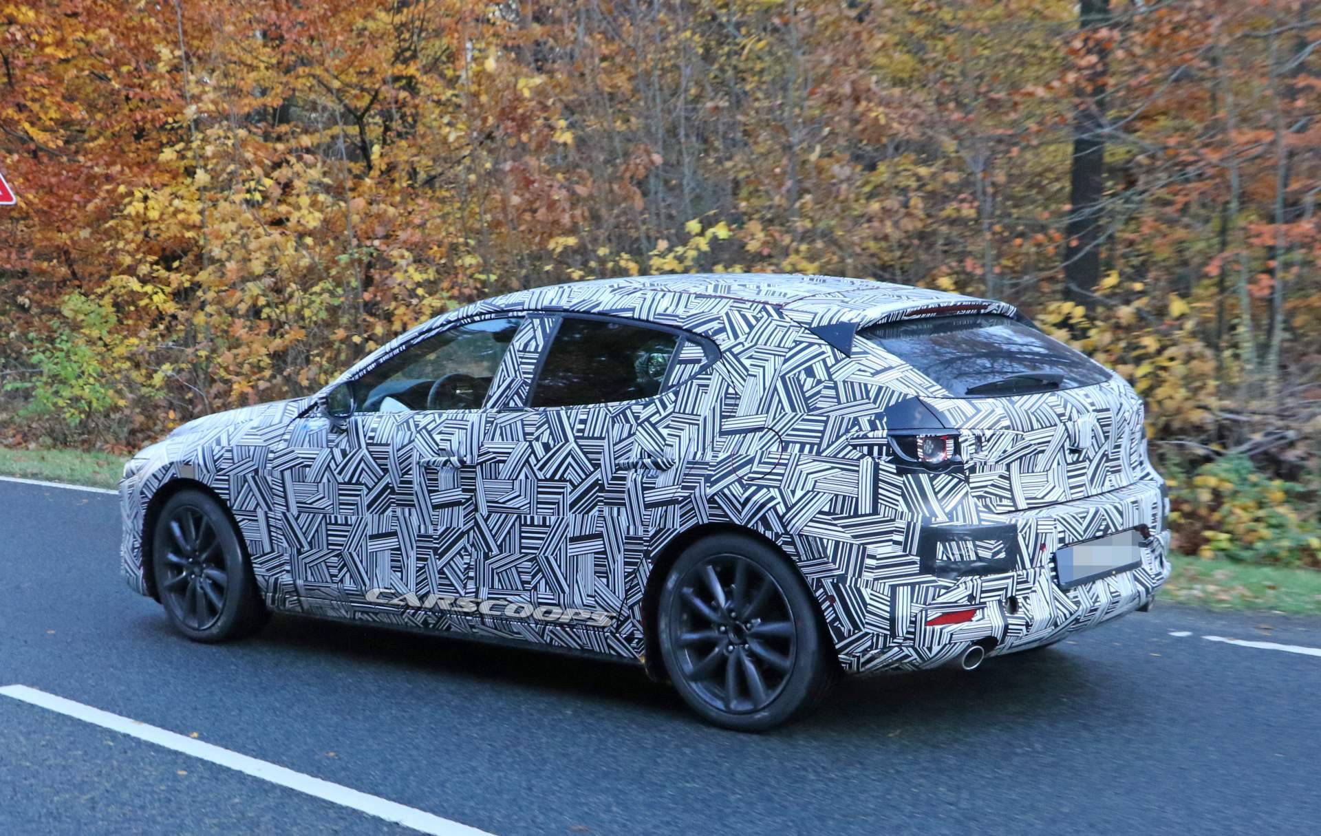 2019 Mazda3 hatchback spy shots 12 All-New 2019 Mazda3 Looks Sleek Inside And Out In Best Photos Yet (Updated)