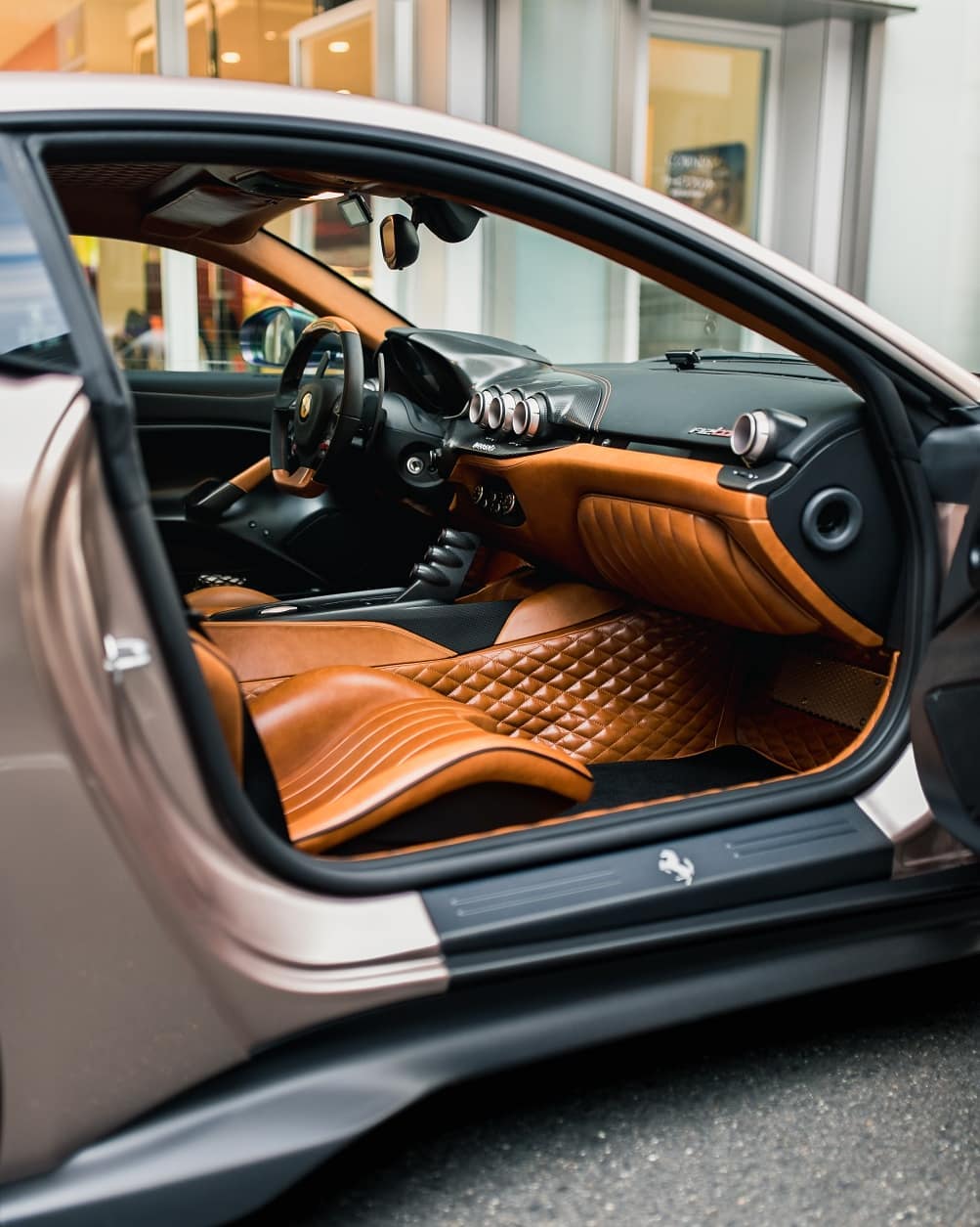 Ferrari-F12tdf-6 Ferrari F12tdf Wears Lamborghini’s Bronzo Masaru Paintjob With Gusto