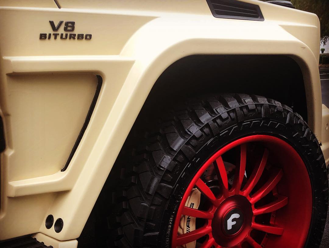 mercedes g550 tuning 12 Brabus Tuned Mercedes G550 Looks Ready To Enter Military Service