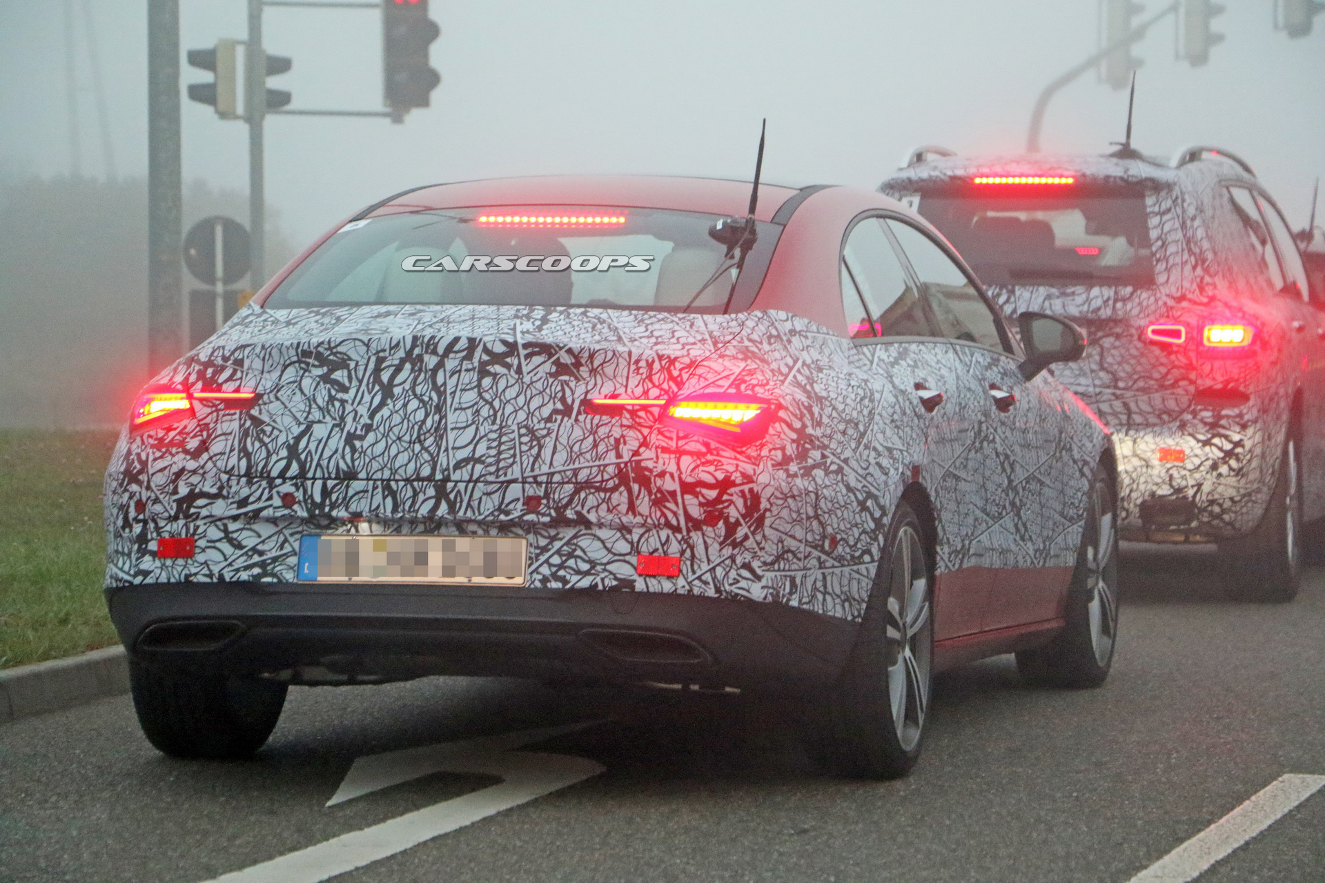 2019 mercedes cla less camo spied inside 3 2020 Mercedes CLA Drops Some Camo, Gives Us A Peek Inside