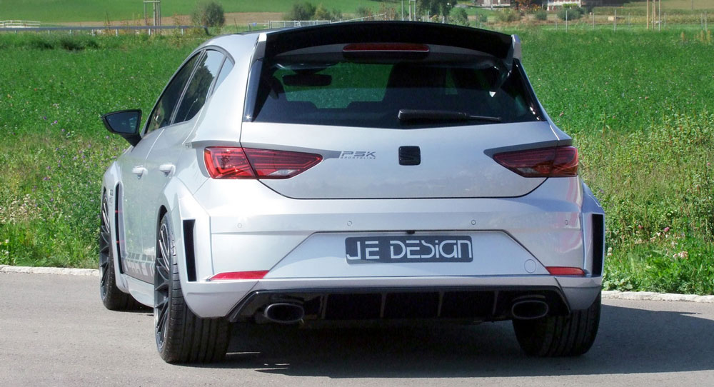 JE Design's Wide-Bodied Seat Leon Cupra 300 Is All Show, No Extra Go
