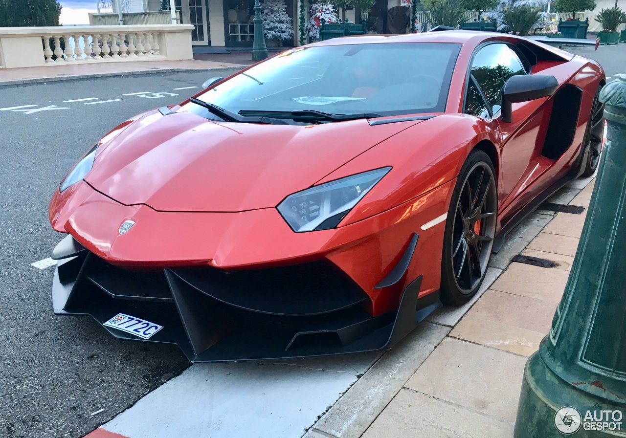 lambo aventador dmc edizione spotted 4 Rare Lamborghini Aventador DMC Edizione GT Is One Mean Bull