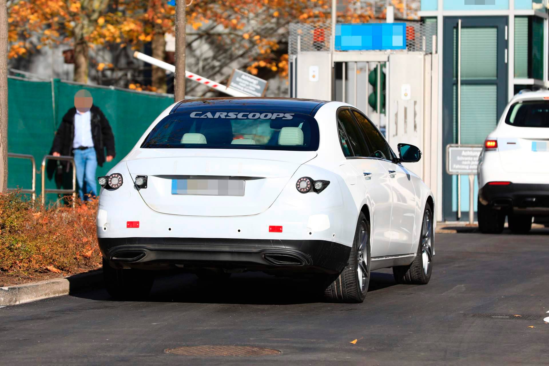 2020 Mercedes-Benz E-Class Sedan spy shots 12 2020 Mercedes-Benz E-Class Sedan Spotted For The First Time With Makeshift Taillights