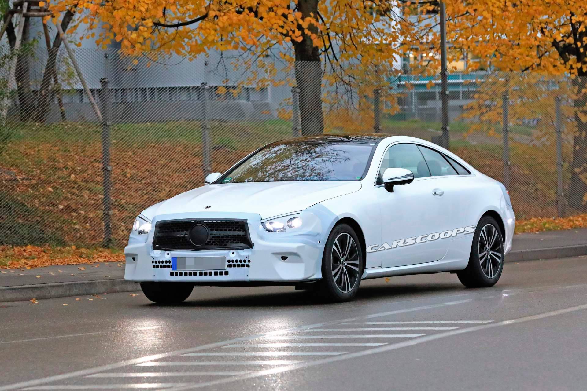 2020 Mercedes E-Class Coupe spy shots 12 Facelifted 2020 Mercedes E-Class Coupe Leaves Hideout For The First Time