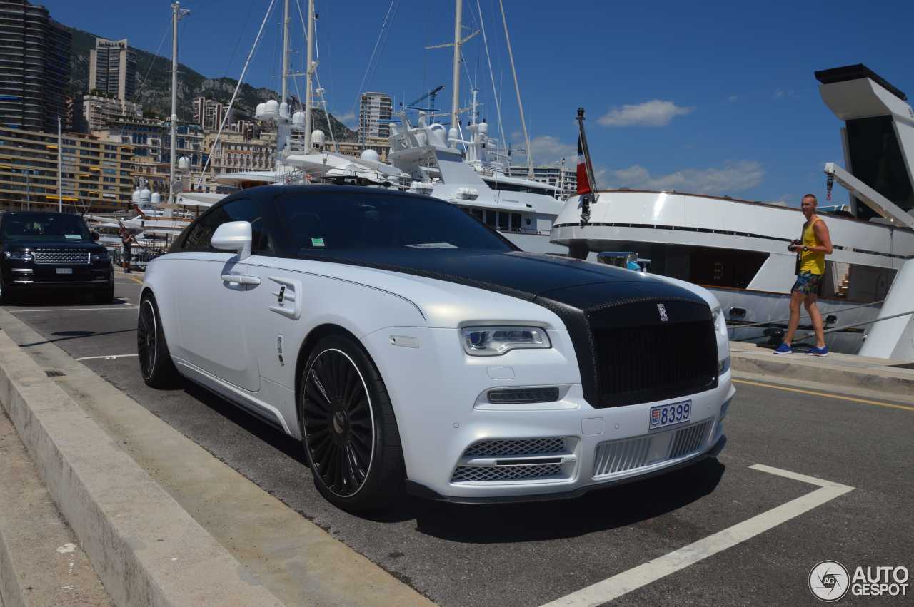 mansory rolls royce wraith spotted 2 730 HP Rolls-Royce Wraith By Mansory Is Rocking White/Carbon Dual Tone Look