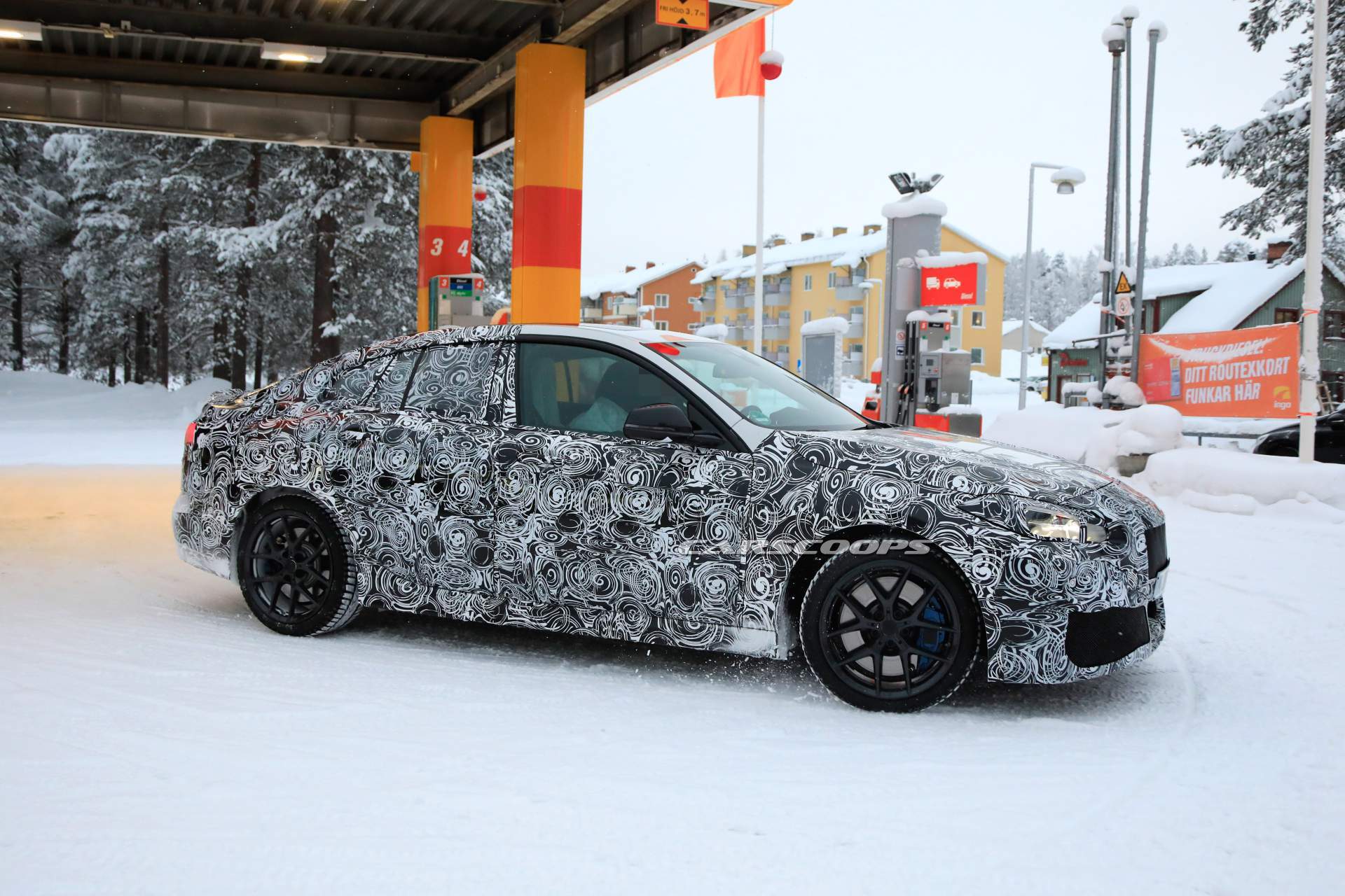 2020 BMW 2 Series Gran Coupe spy shots 27 2020 BMW 2-Series Gran Coupe Shows Up In M240i M Performance Guise Snow Drifting