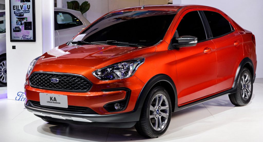  Ford Ka Urban Warrior Concept Takes The Crossover-Inspired Sedan Trend A Step Too Far