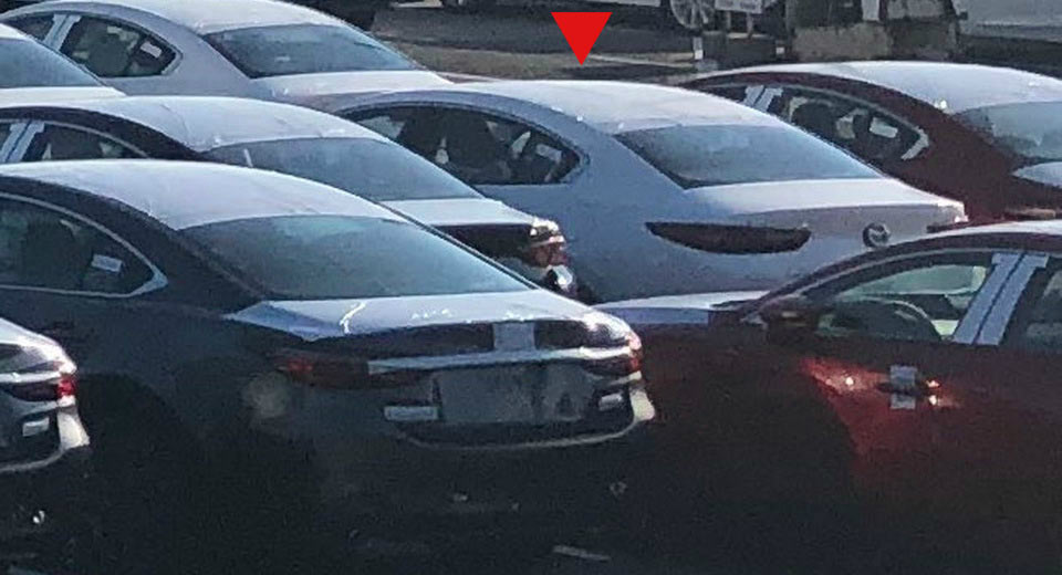  2019 Mazda3 Sedan Spotted Undisguised At Factory Lot?