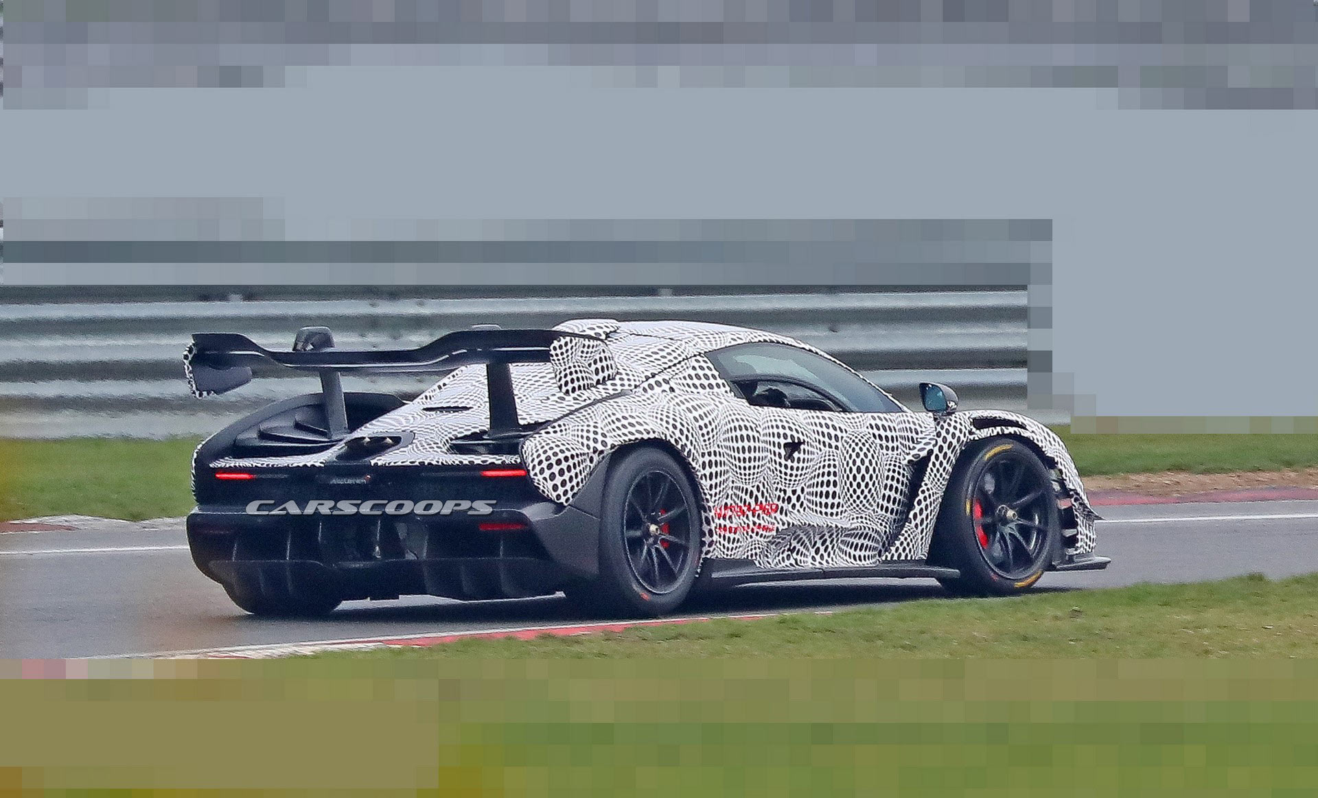 McLaren-Senna-GTR-4 McLaren Senna GTR Snapped On The Track Putting Its 2,205 Lbs Of Downforce To Work