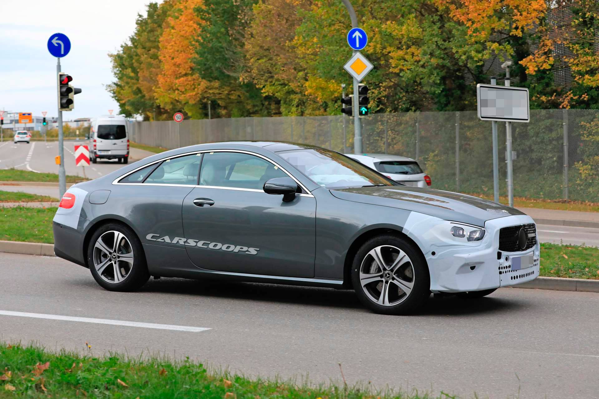 2020 Mercedes E-Class Coupe spy shots 6 Facelifted 2020 Mercedes E-Class Coupe Leaves Hideout For The First Time