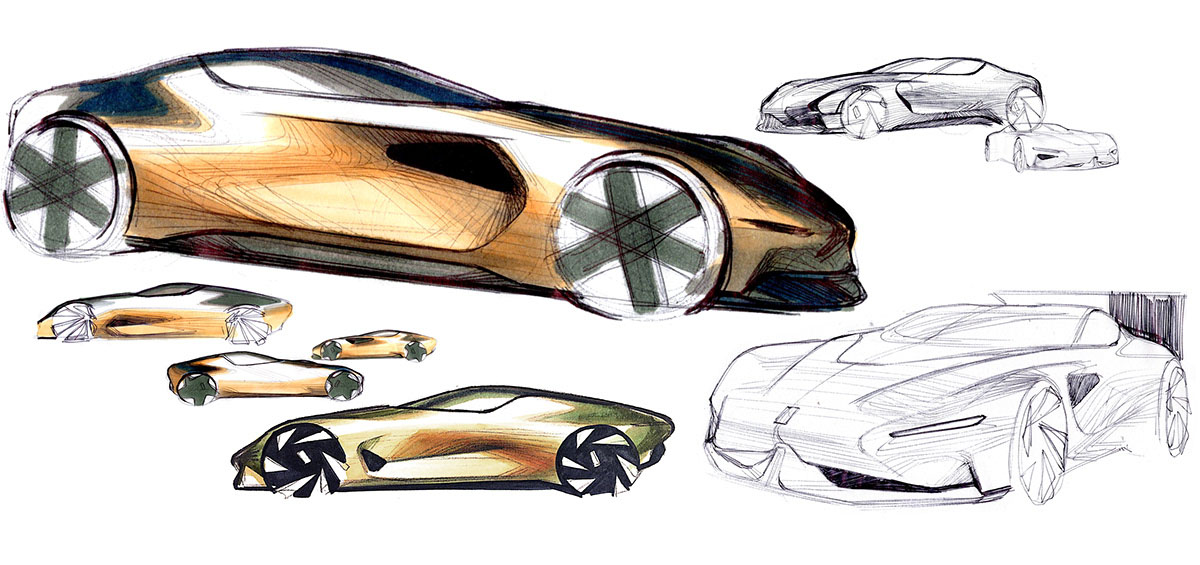 Ferrari 8E8Hyperspeed 05 Ferrari 8E8Hyperspeed Design Looks Like A Suitable Superfast Successor