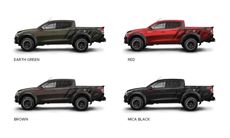 mitsubishi l200 lucky pickup design tuning 16 Mitsubishi L200 Lucky: All Work On The Outside, Plusher On The Inside