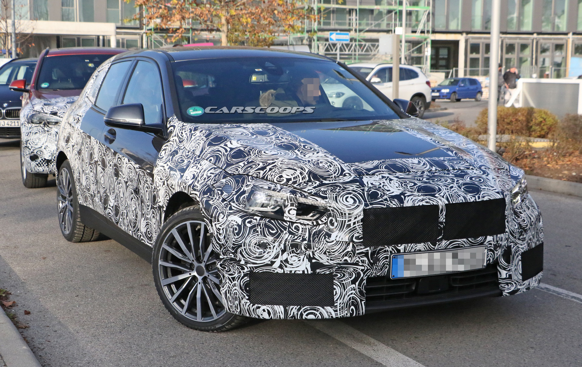 2019 bmw 1series prototype less camo 12 2019 BMW 1-Series: New Front-Wheel Drive Hatch Shows More Flesh