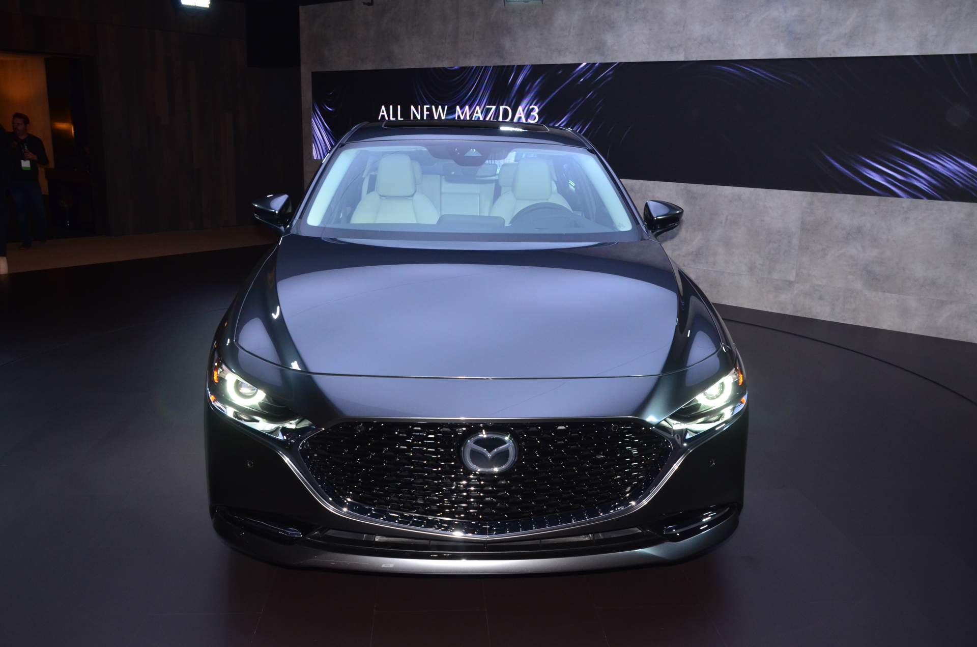 2019 Mazda3 sedan at 2018 LA Auto Show 6 2019 Mazda3 To Come With Two Engines In The U.S., A 2.5 And The 2.0 SkyActiv-X
