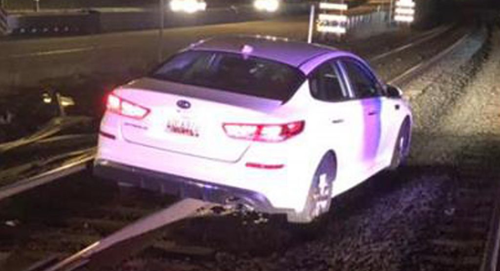  Woman Turns On Train Tracks After Following GPS Directions