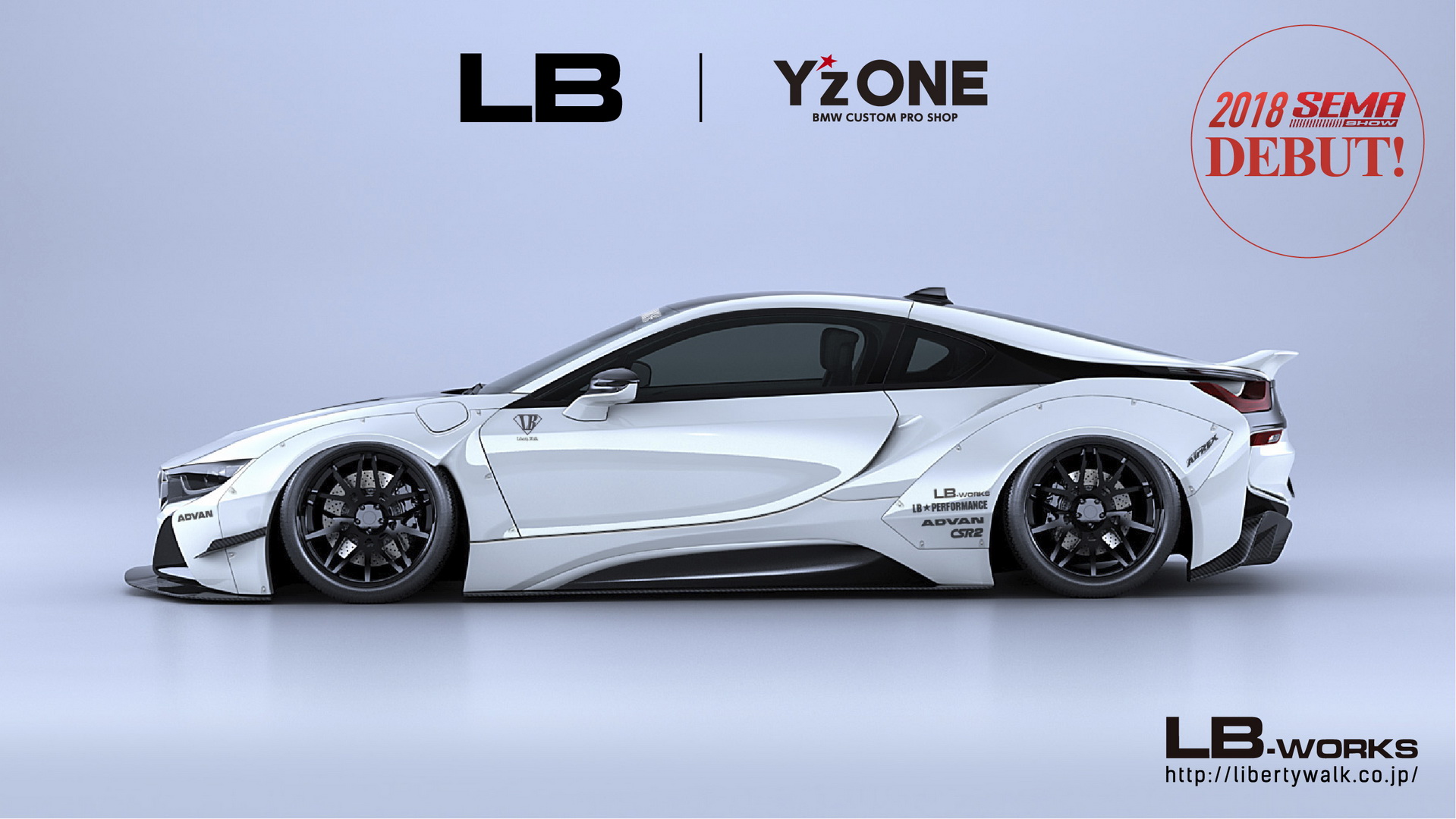 bmw i8 liberty walk tuning 1 BMW i8 Gets Dolled Up In The Liberty Walk Spirit