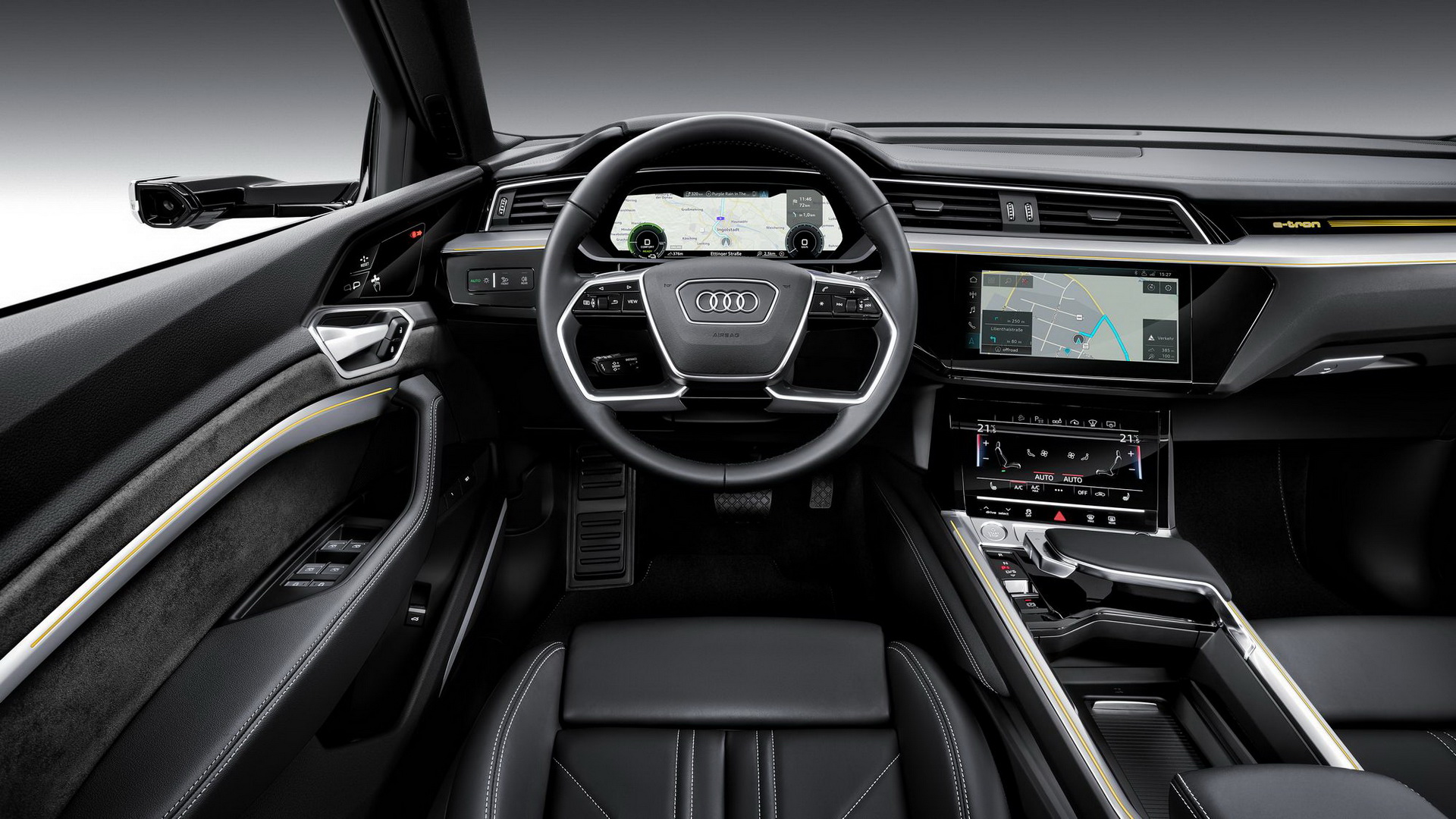 audi etron suv la livepics 13 Audi’s e-tron SUV Is Just As Interesting Without Its Virtual Mirrors