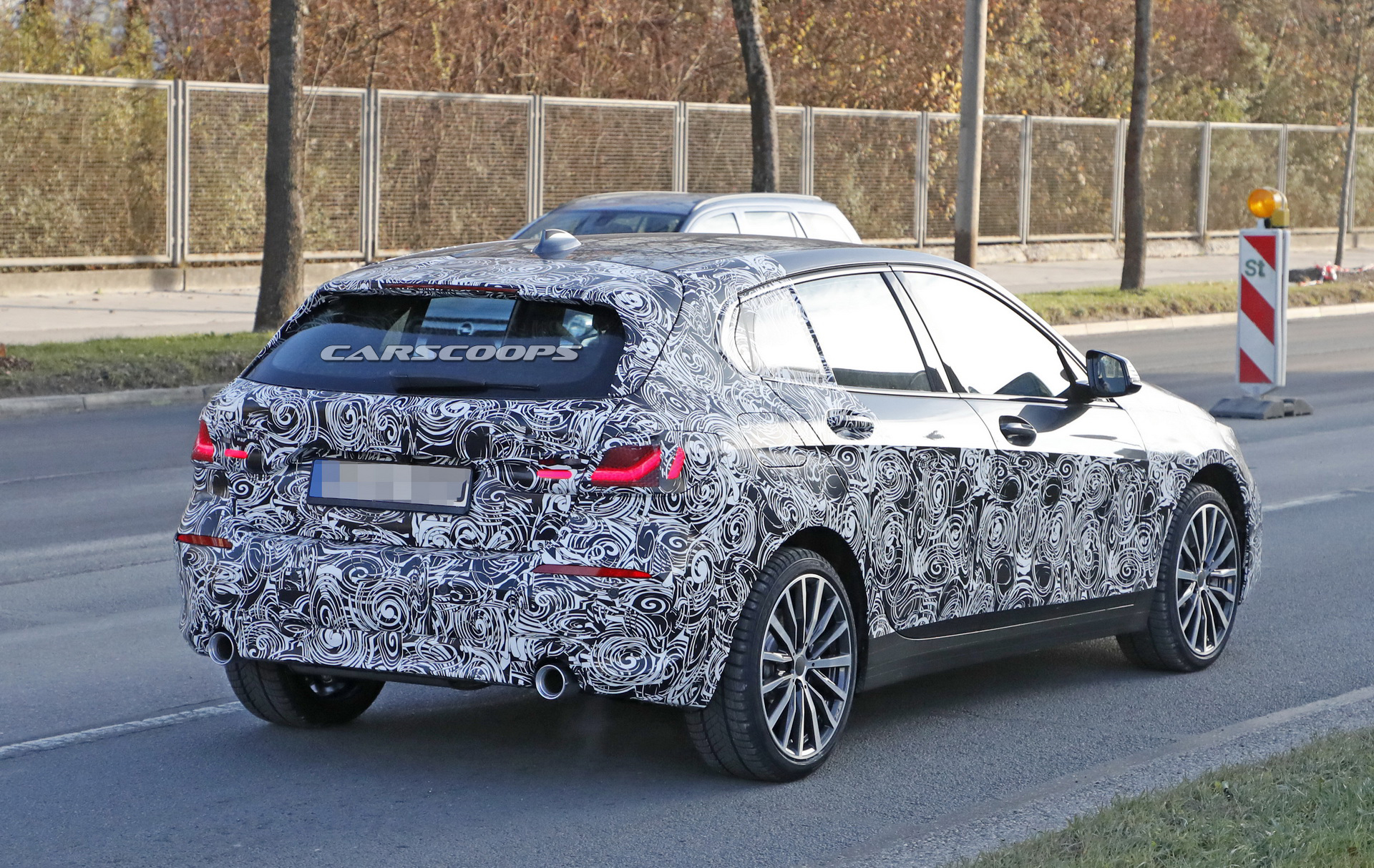 2019 bmw 1series prototype less camo 10 2019 BMW 1-Series: New Front-Wheel Drive Hatch Shows More Flesh