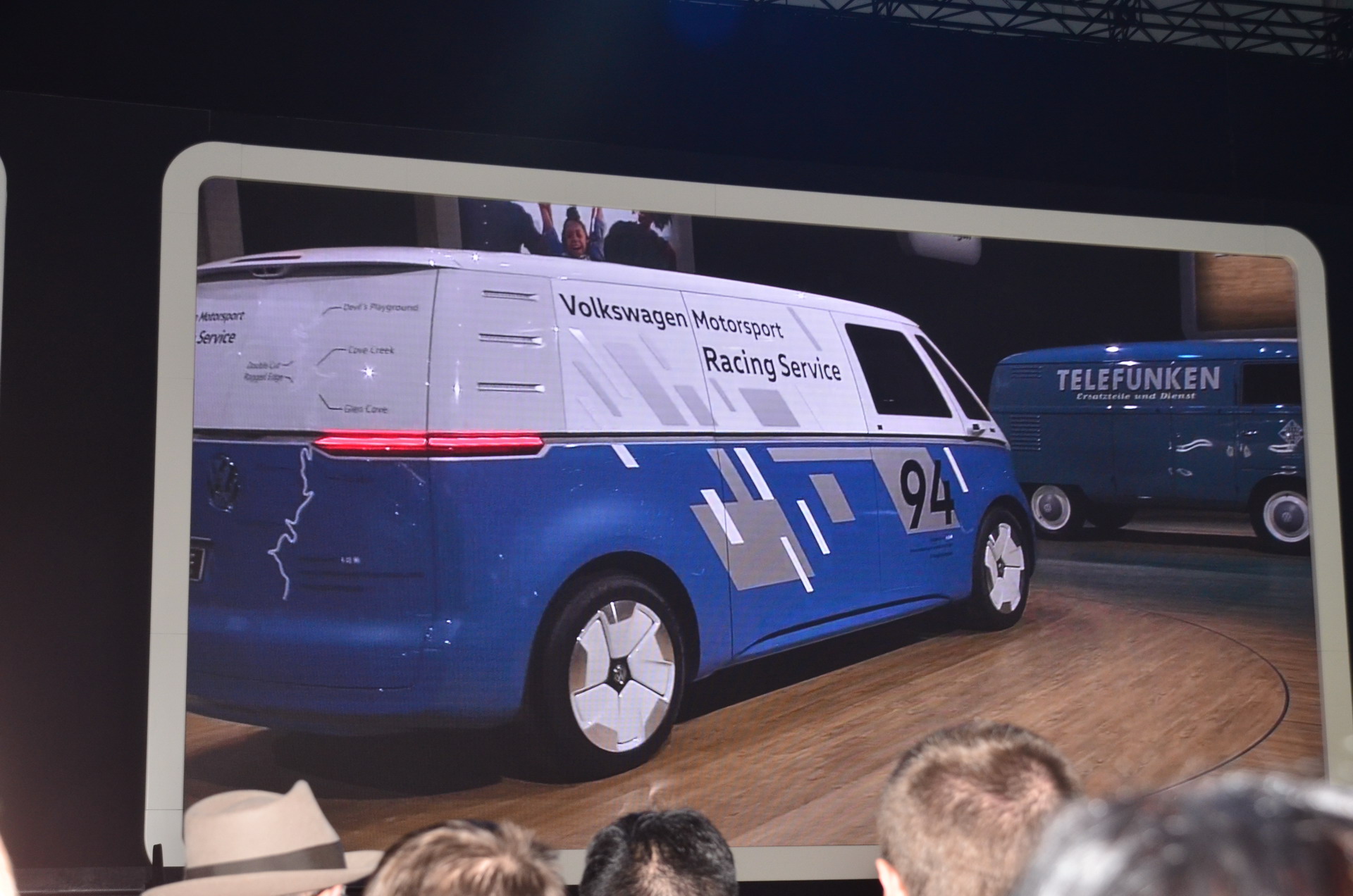 VW Buzz ID Cargo Bus EV 3 Racing Themed VW I.D. Buzz Cargo Gives Us An Early Look Into 2022