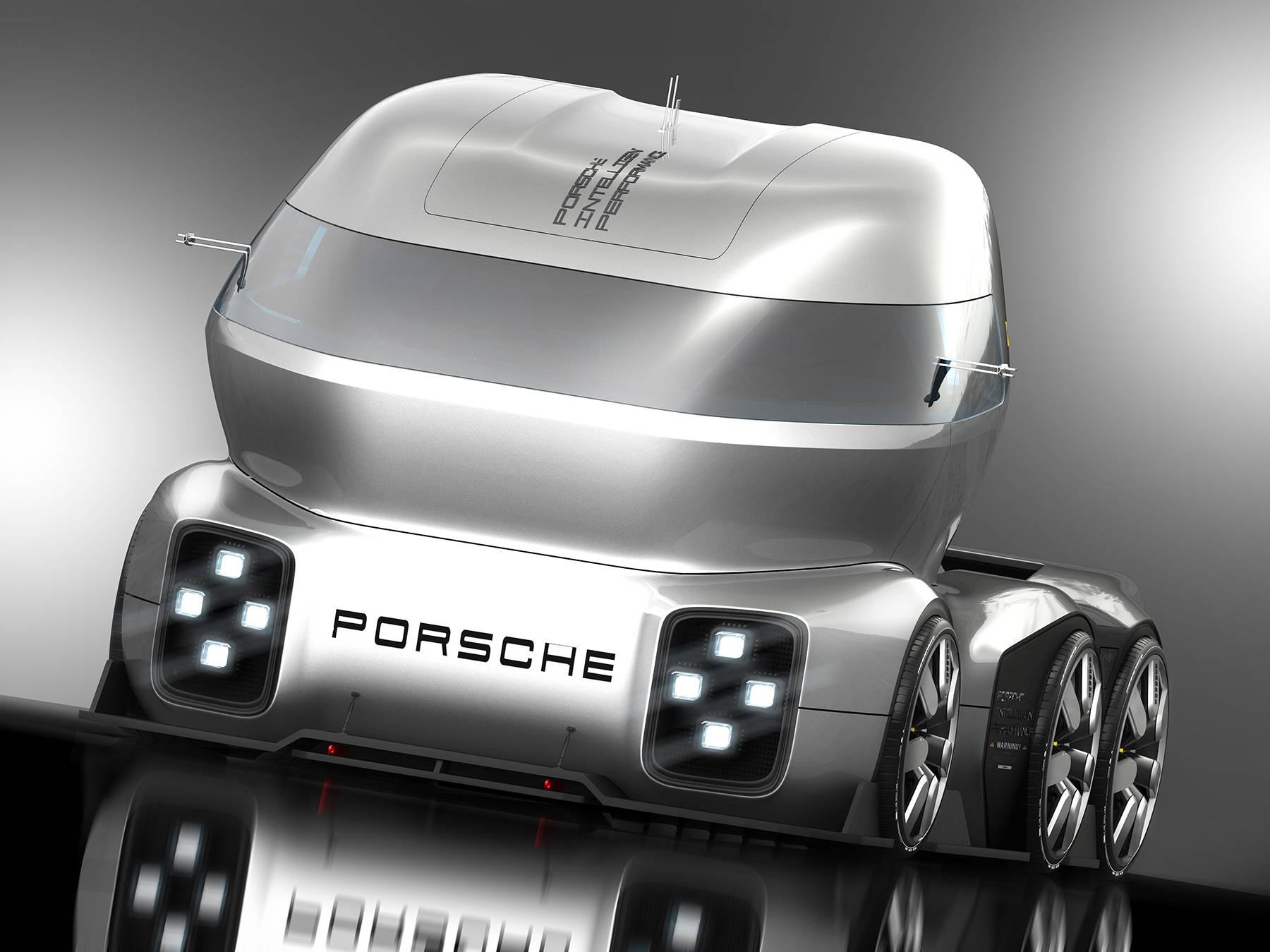 Porsche GT Vision Truck by Alexander Imnadze 1 Porsche GT Vision Truck Would Haul Le Mans Racers And Then Race, Too