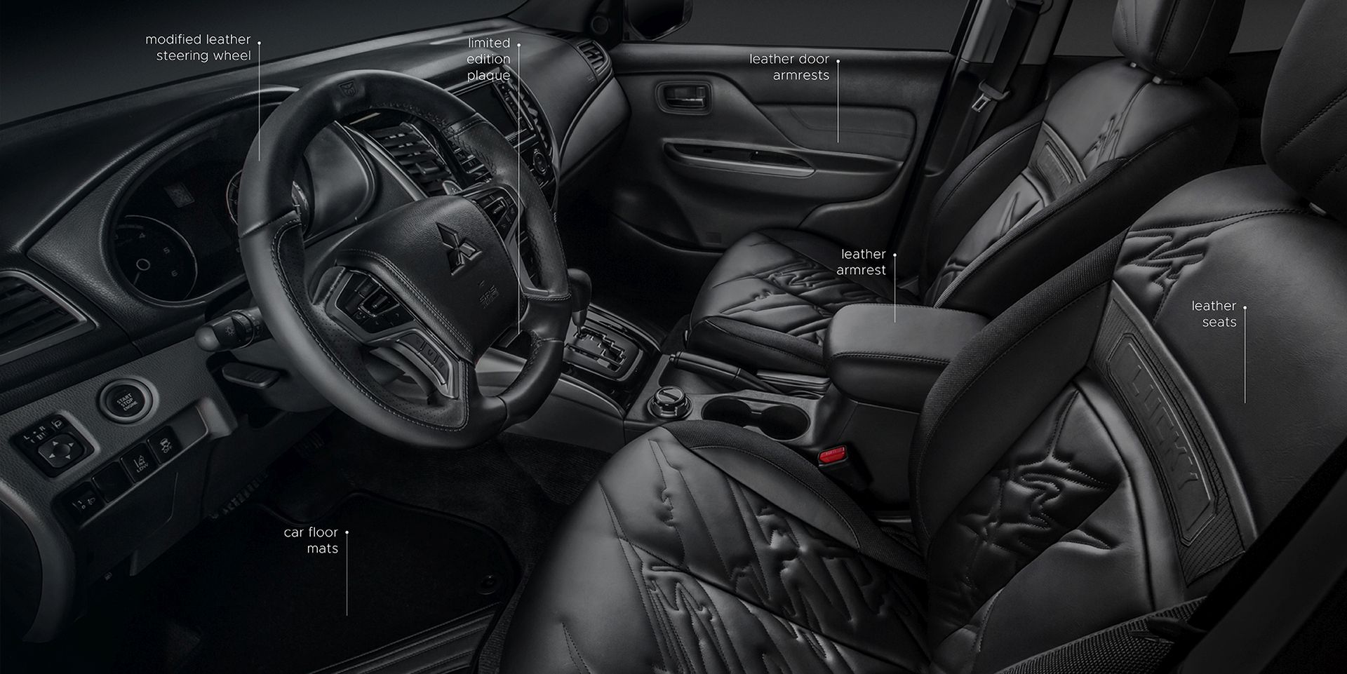 wnetrze en Mitsubishi L200 Lucky: All Work On The Outside, Plusher On The Inside