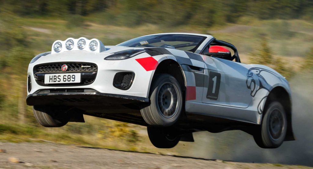  Jaguar Turned The F-Type Into A Topless Rally Machine