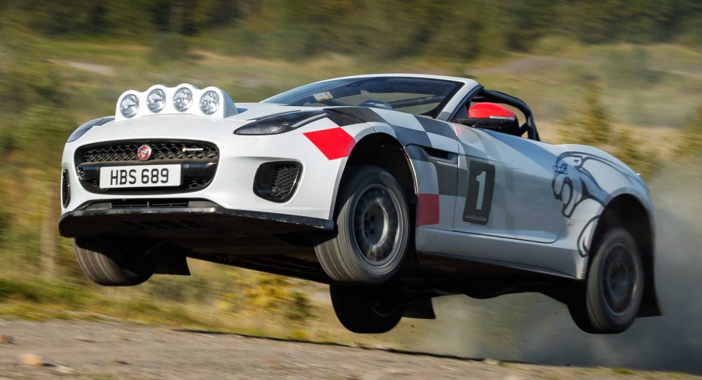 Jaguar Turned The F-Type Into A Topless Rally Machine