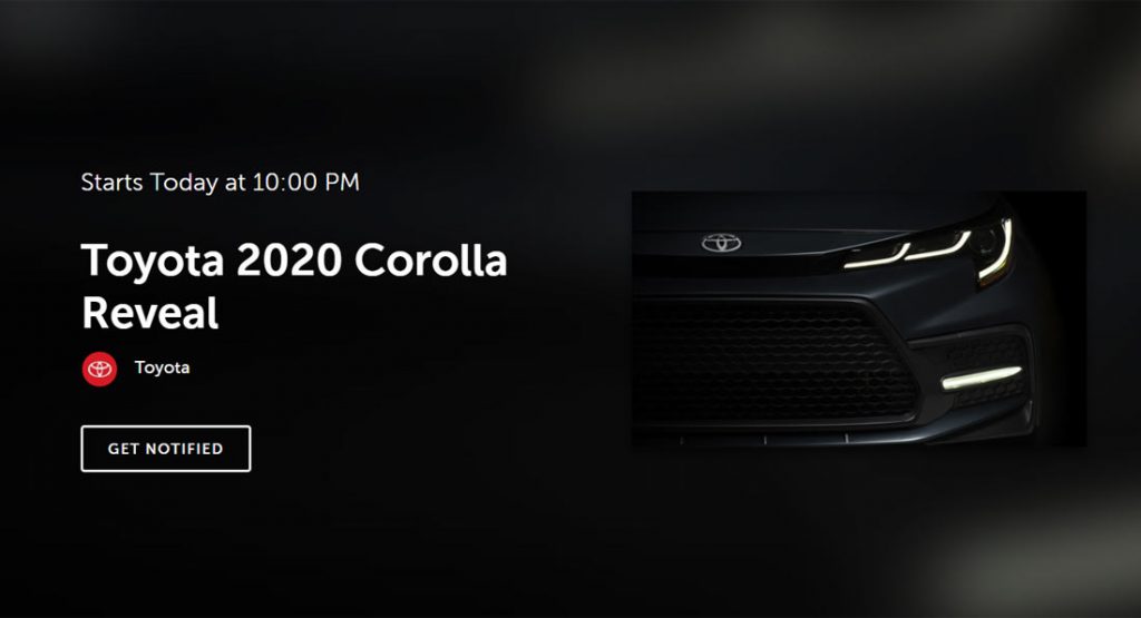Watch America’s 2020 Toyota Corolla Sedan Live Reveal Here