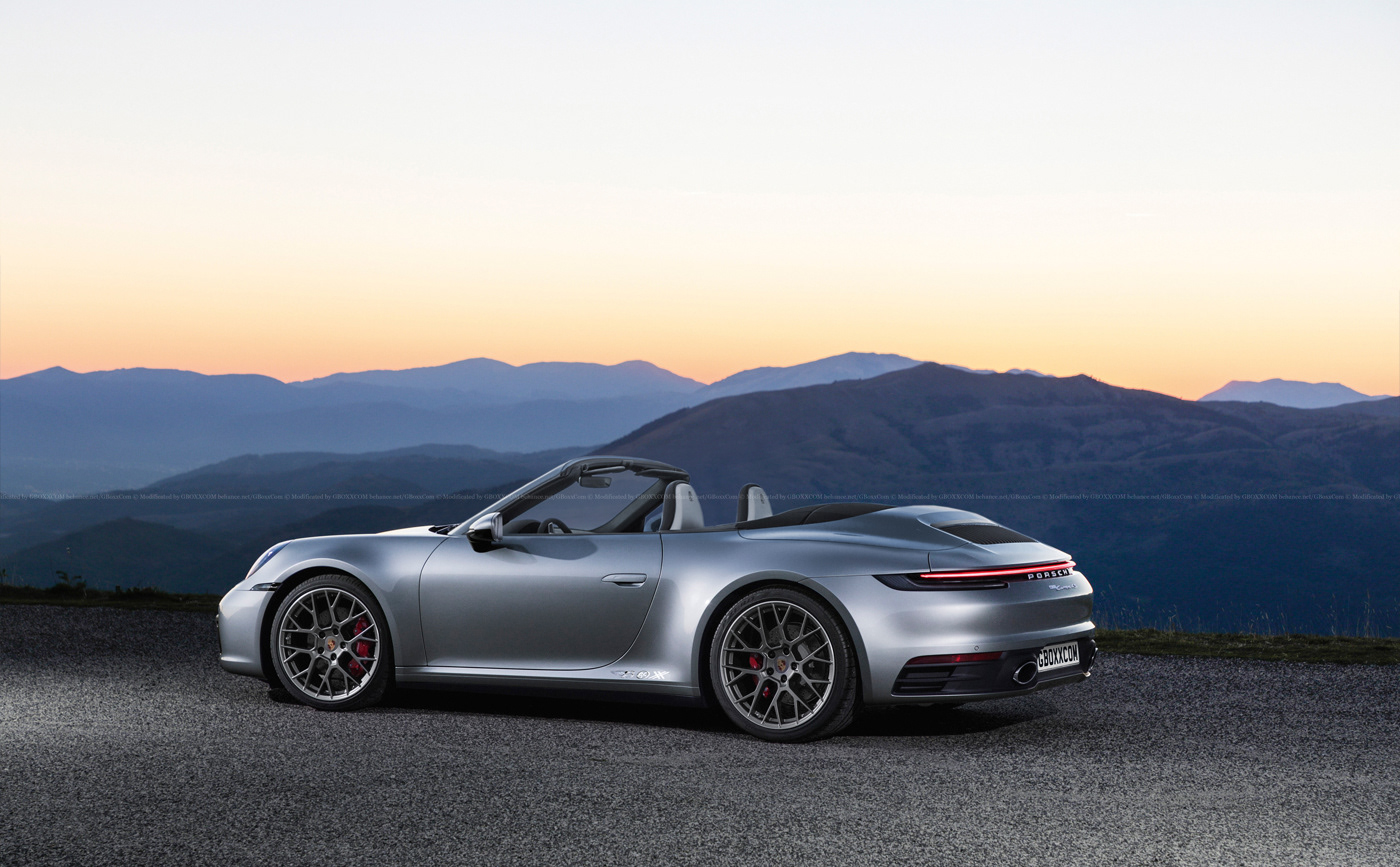 porsche 992 cabriolet rendering 2 This Is How The All-New Porsche 911 Will Look As A Convertible