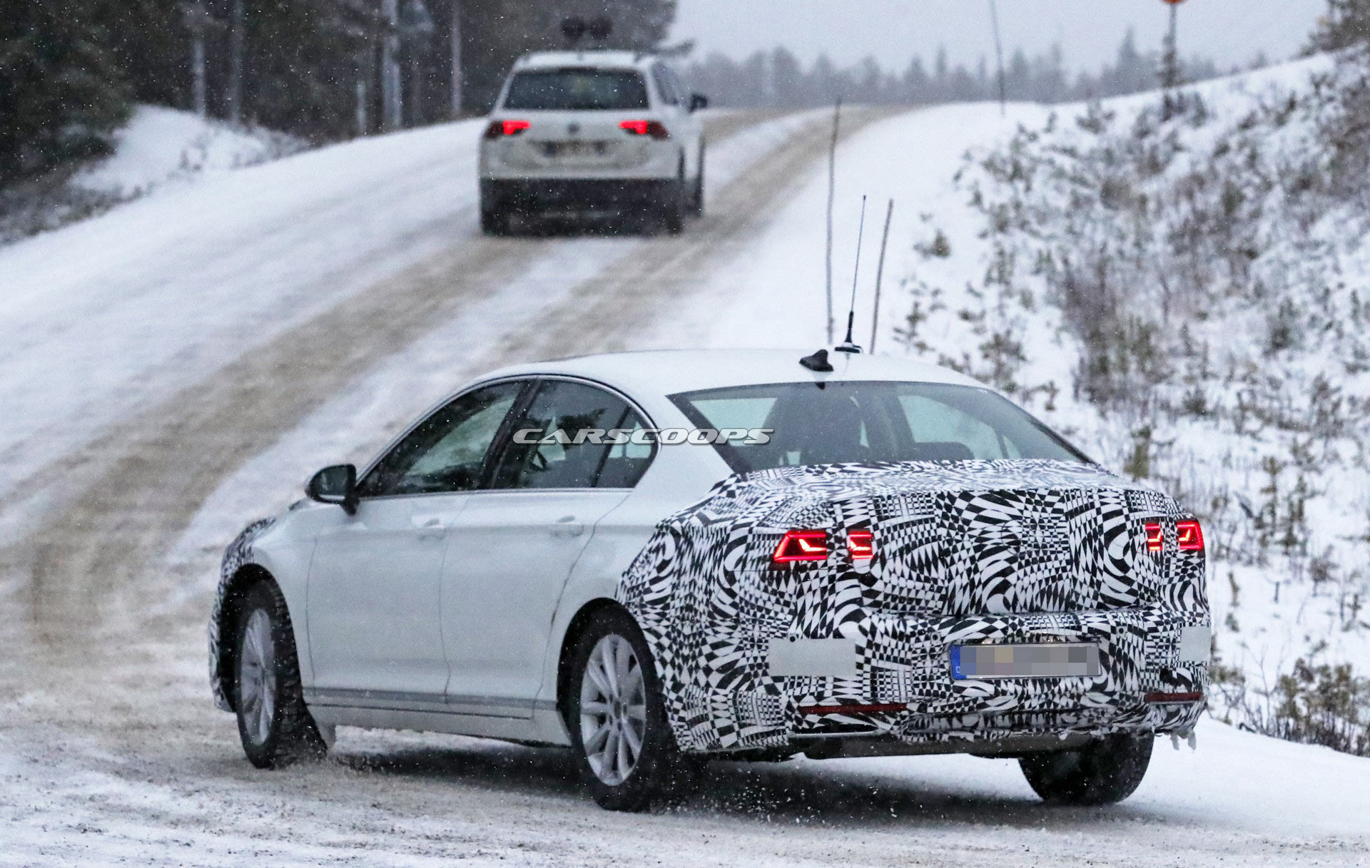 2020 VW Passat Euro-Spec-6 Europe’s Volkswagen Passat Spied Hiding Minor Styling Changes Under Heavy Camouflage