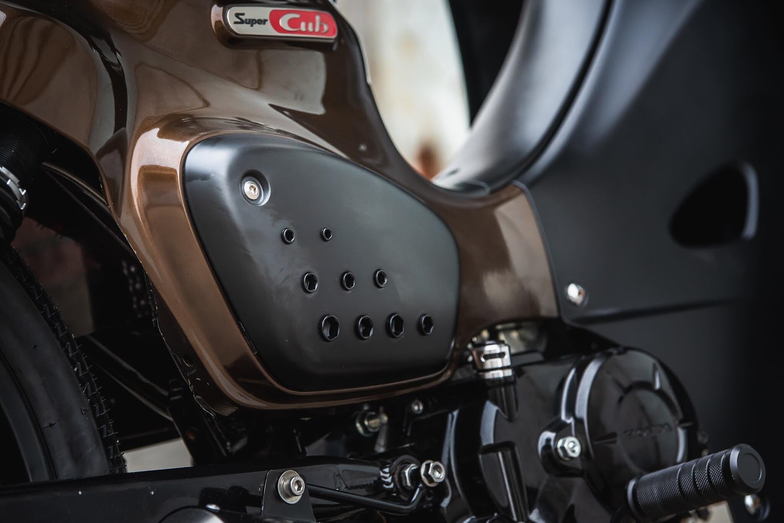 Honda Super Cub K-Storm by K-Speed x Storm Aeropart 14 K-Speed Transforms Humble Honda Super Cub Into A Cafe Racer