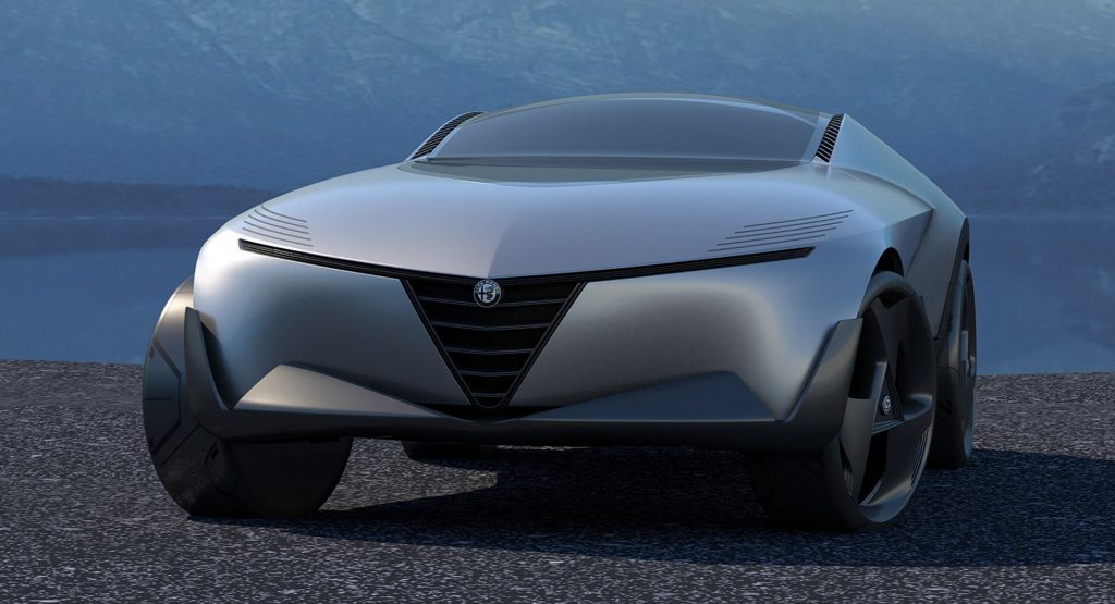  Classic Alfa Romeo Montreal Inspires Futuristic Crossover Concept