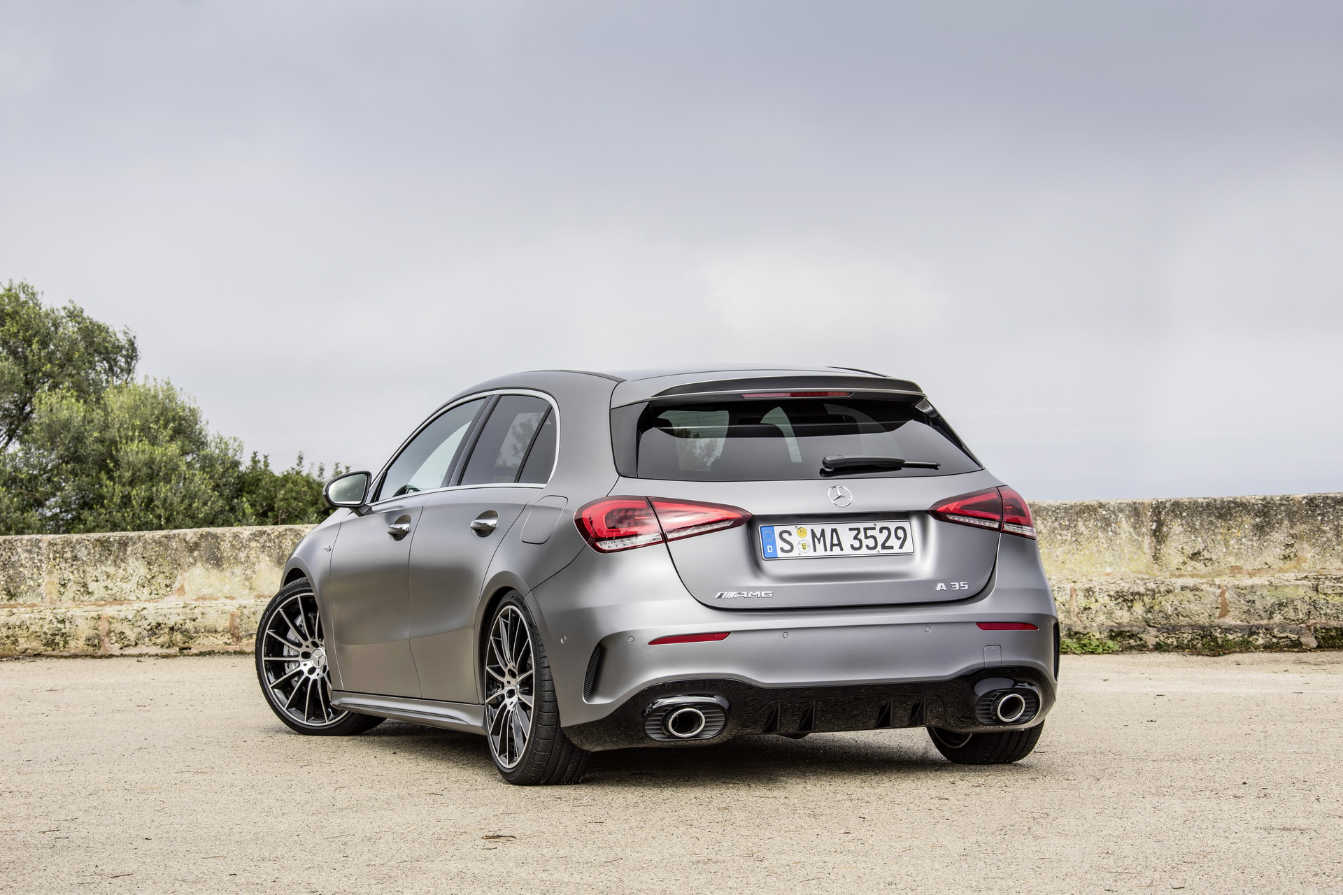 2019 Mercedes Amg A35 Amg S Most Affordable Model Gets Detailed Carscoops