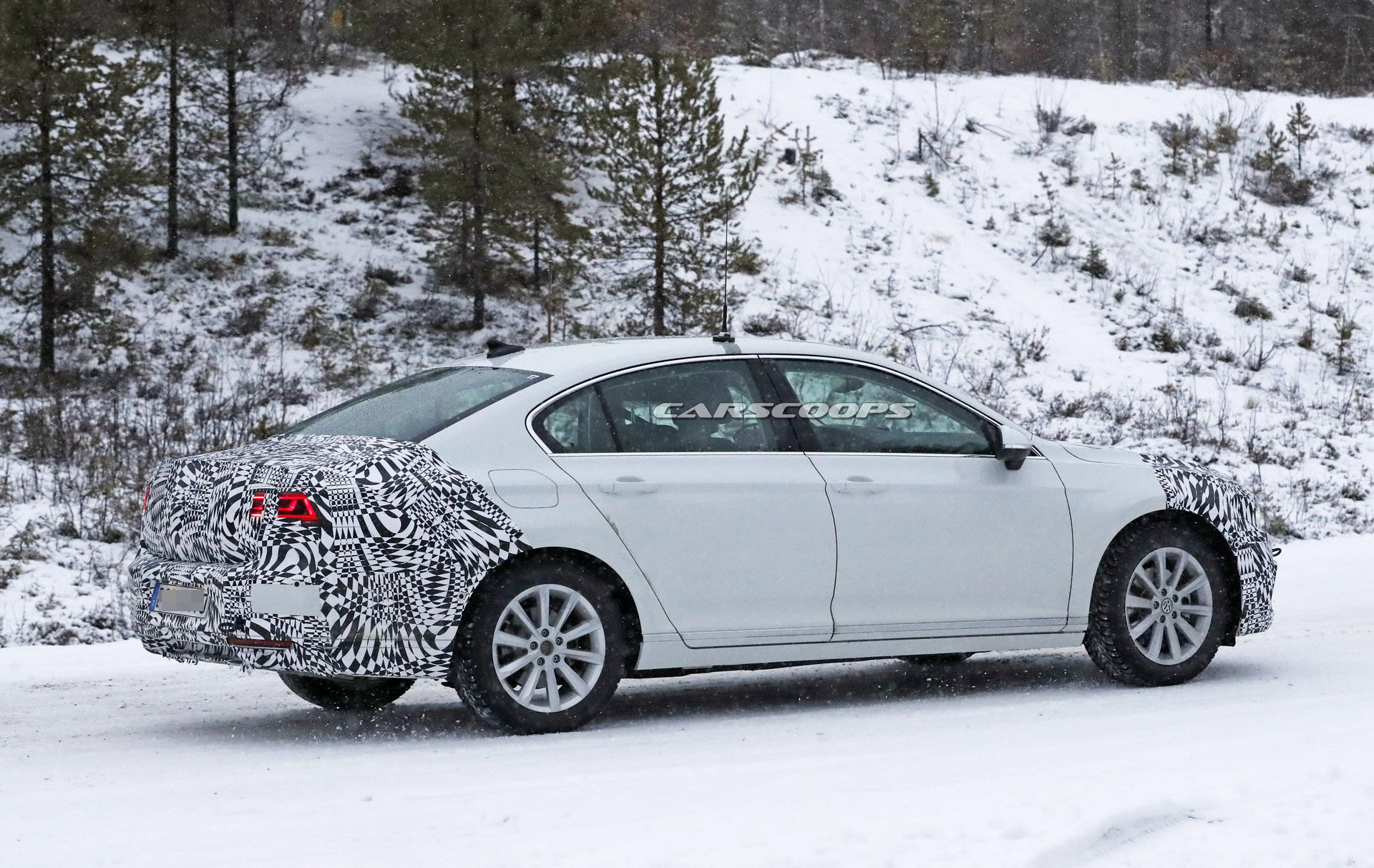 2020 VW Passat Euro-Spec-17 Europe’s Volkswagen Passat Spied Hiding Minor Styling Changes Under Heavy Camouflage