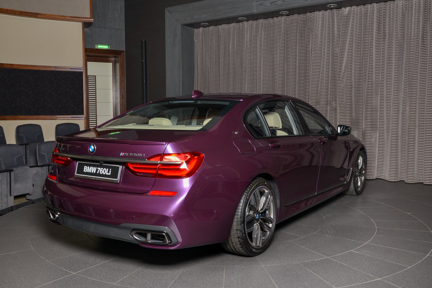 bmw individual 760li purple silk 11 BMW M760Li In Individual Purple Silk Makes For A Bold Statement