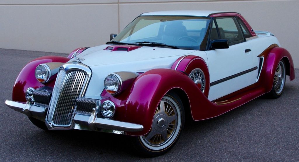 This Weird Retro Riley Contraption Has A Rear-Mounted Cadillac V8