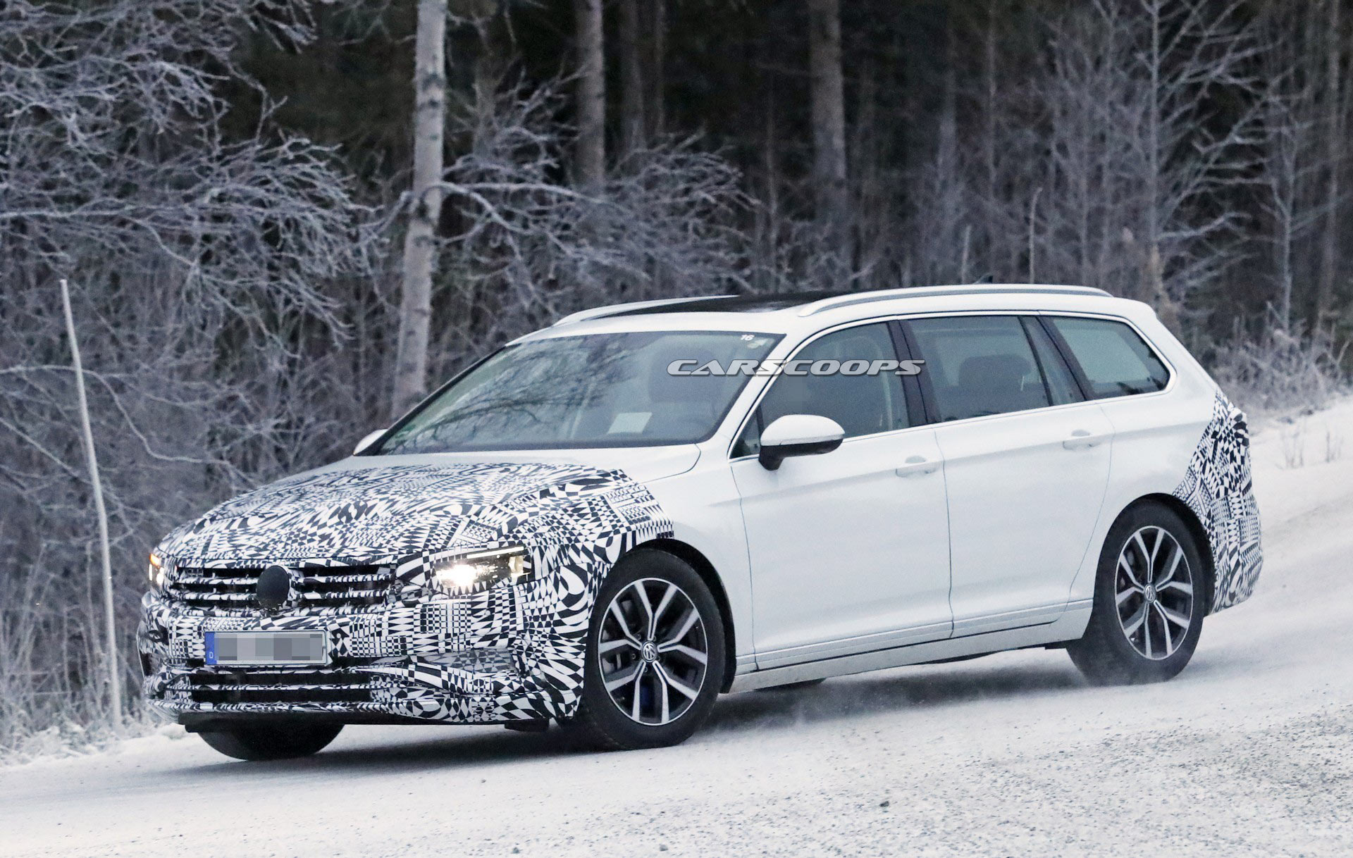 2020 VW Passat Euro-Spec-25 Europe’s Volkswagen Passat Spied Hiding Minor Styling Changes Under Heavy Camouflage