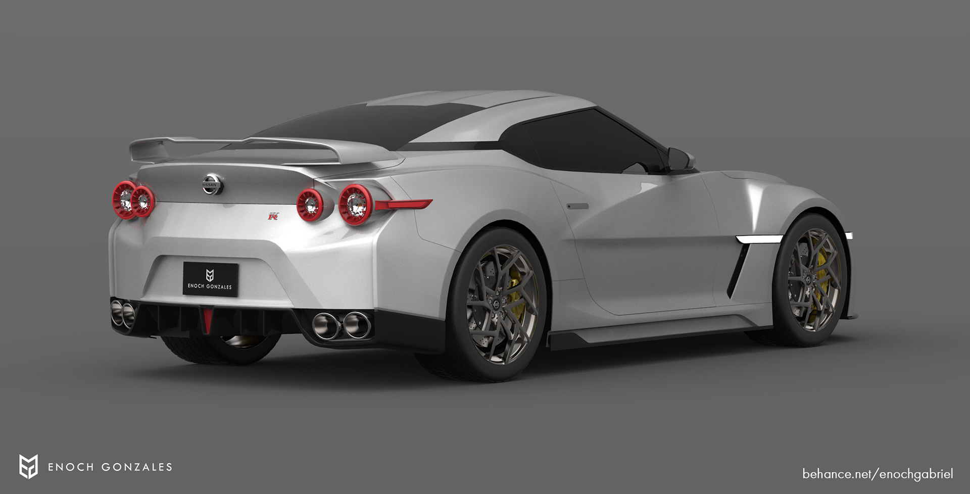 2021 nissan gt-r rendering 10 Next-Gen Nissan GT-R Illustration Brings Vision Gran Turismo And GT-R50 By Italdesign Together