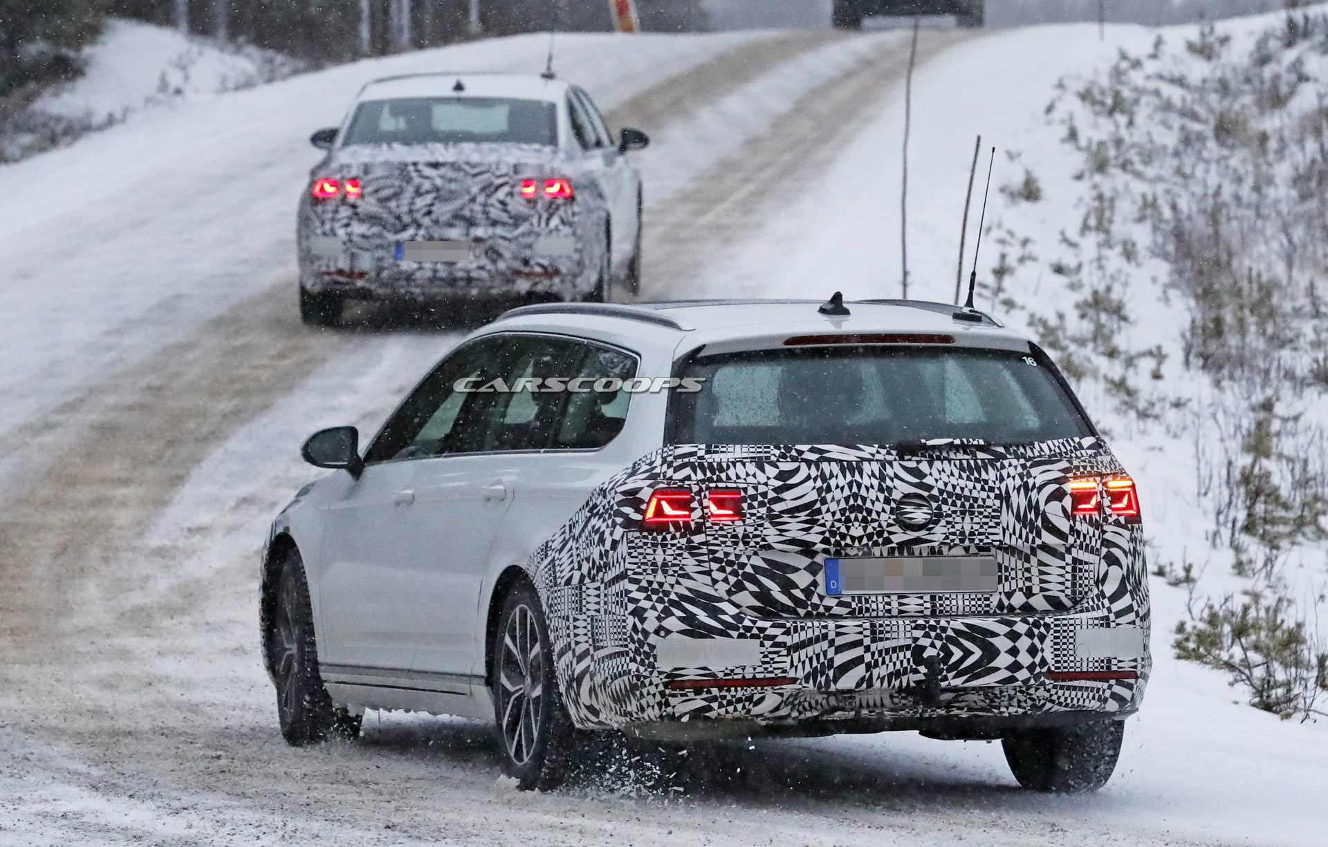 2020 VW Passat Euro-Spec-9 Europe’s Volkswagen Passat Spied Hiding Minor Styling Changes Under Heavy Camouflage