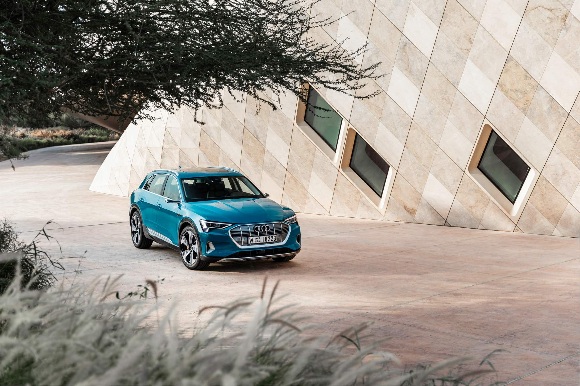 The Audi e-tron at Masdar City Scan Every Inch Of The 2019 Audi e-tron Electric SUV In 303 Photos