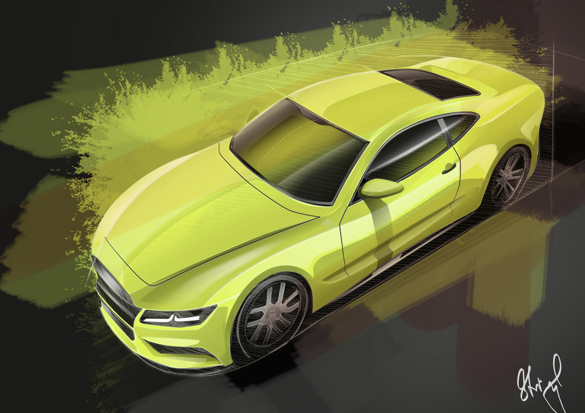 tauler e301 concept render 4 Tauler E301 Is A Sports Muscle Coupe Study Without A Future