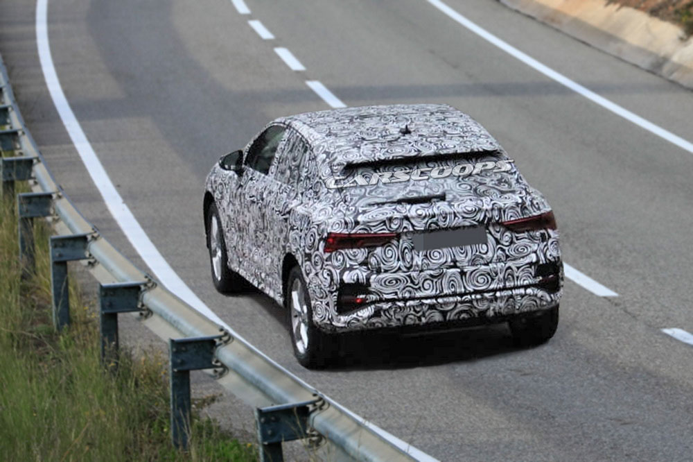 AudiQ4_2 2020 Audi Q4 Spotted: New German SUV Coupe Makes Its Spy Debut