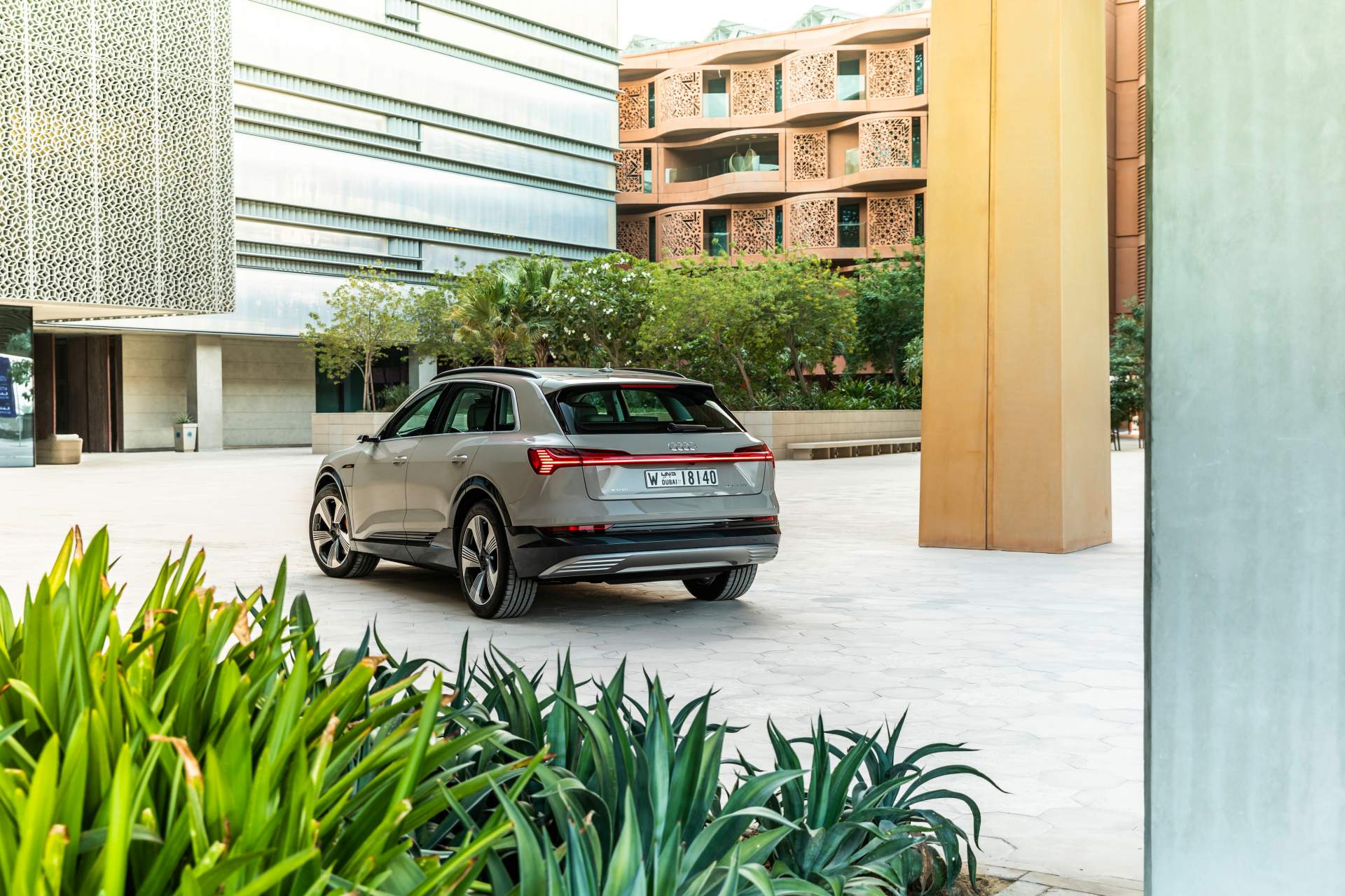 The Audi e-tron at Masdar City Scan Every Inch Of The 2019 Audi e-tron Electric SUV In 303 Photos