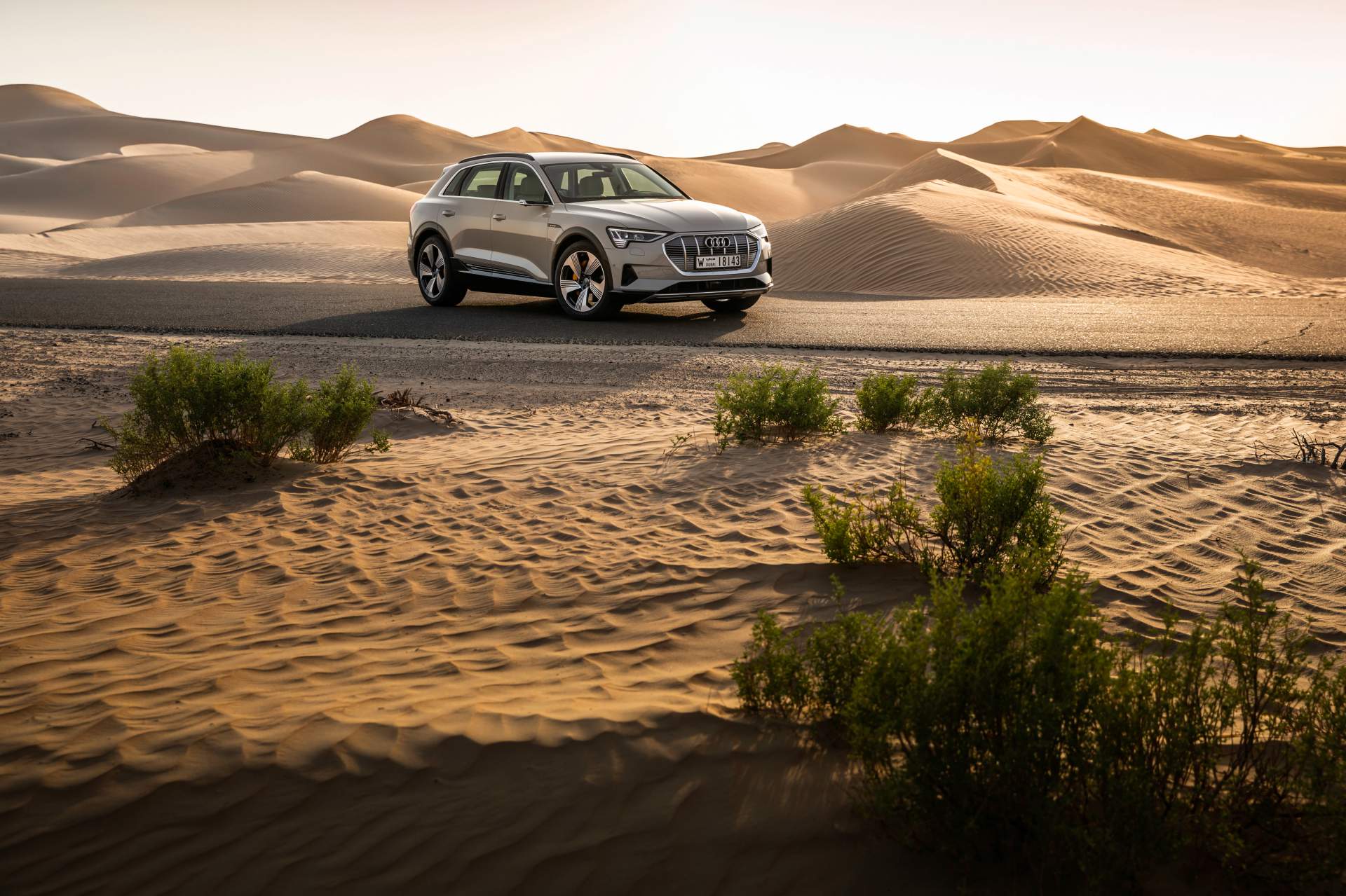 The Audi e-tron at Masdar City Scan Every Inch Of The 2019 Audi e-tron Electric SUV In 303 Photos