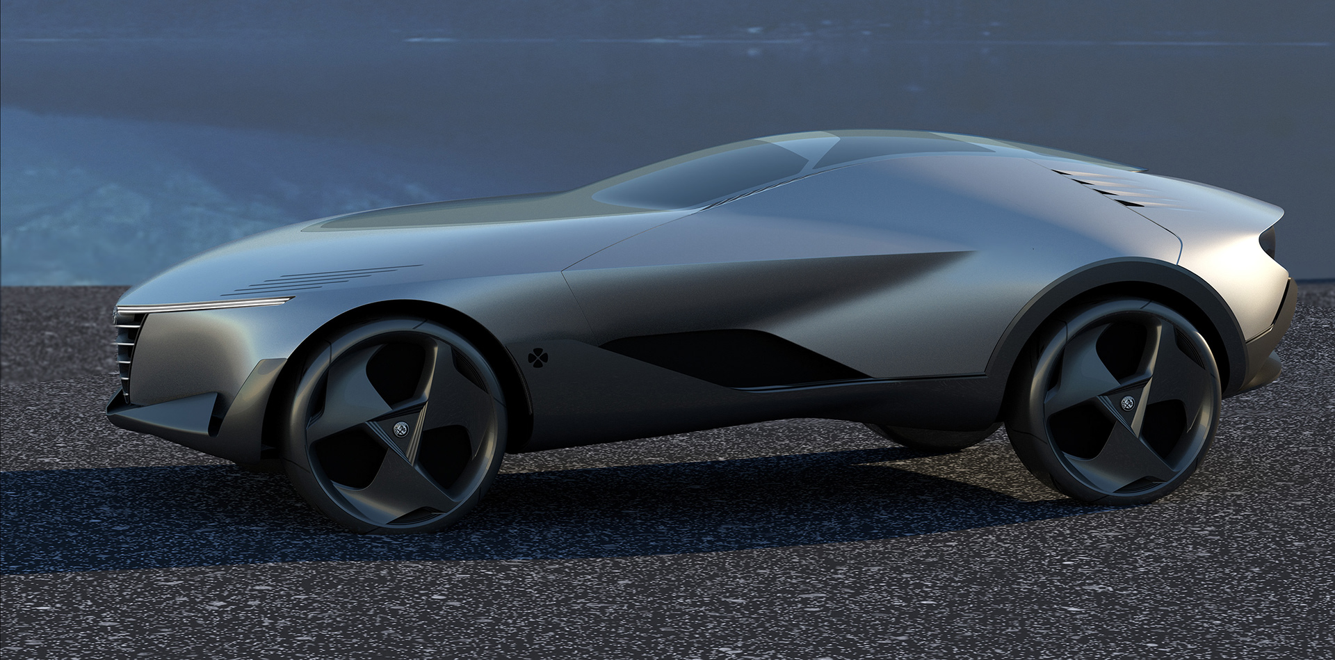 Alfa-Romeo-Freccia-Concept-16 Classic Alfa Romeo Montreal Inspires Futuristic Crossover Concept