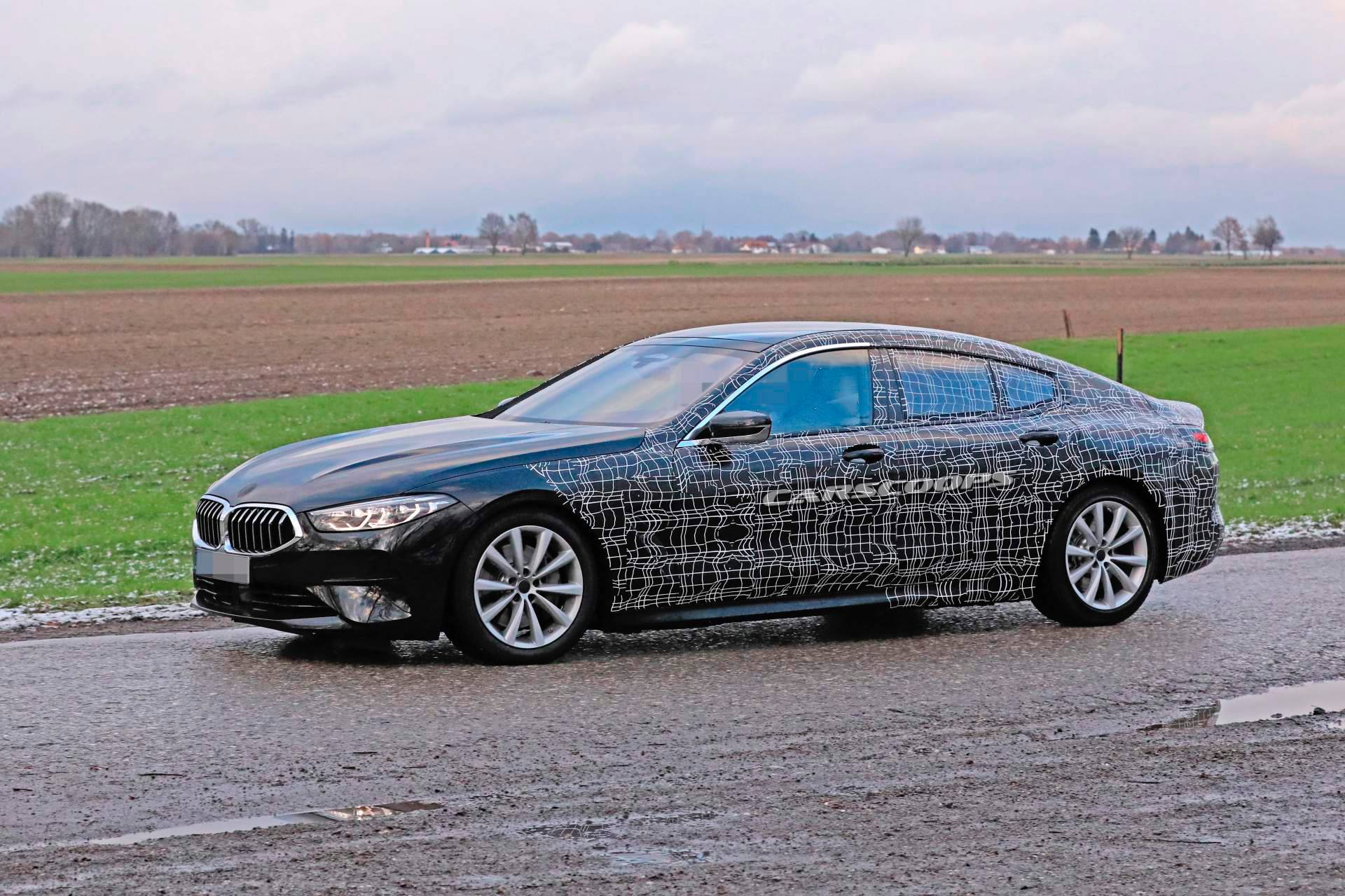 2020 BMW 8 Series Gran Coupe spy shots 6 2020 BMW 8 Series And M850i Gran Coupes Peel Off Their Face Masks