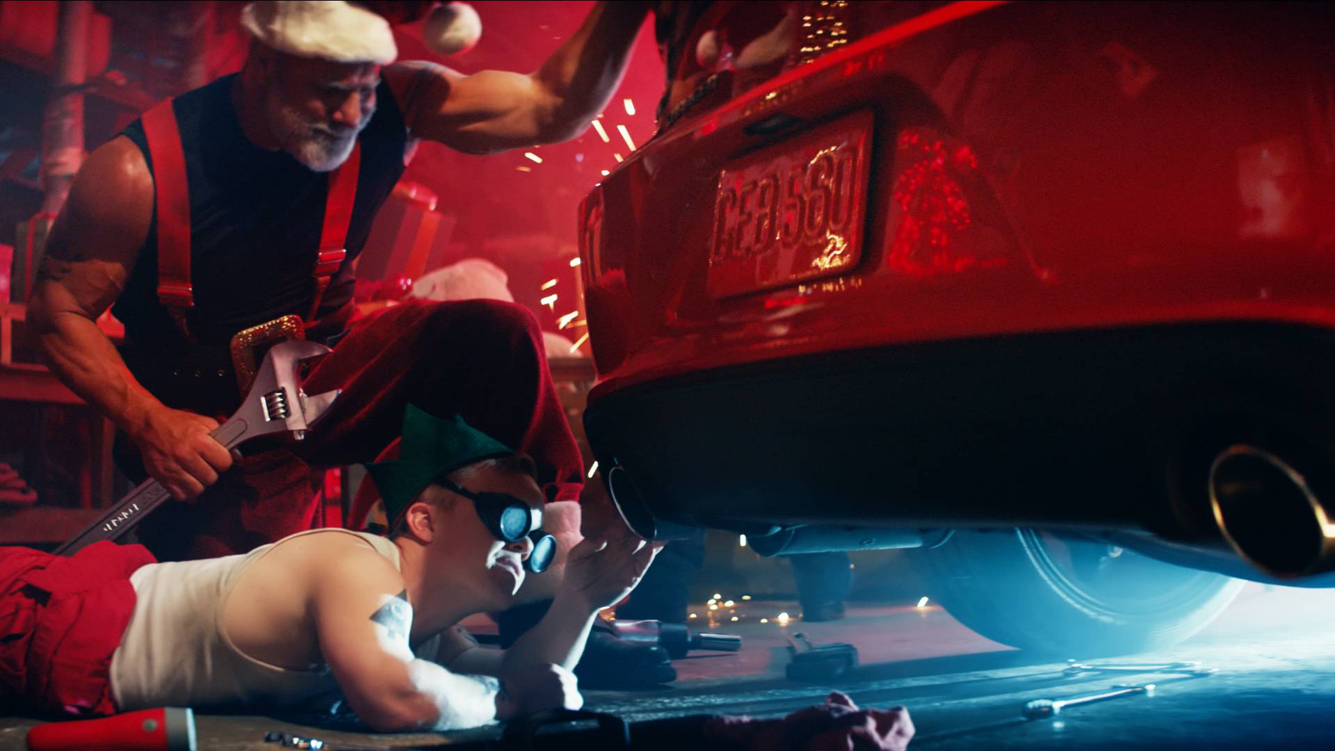 Dodge Jolly Fast Man ad campaign 7 Here’s How Santa’s 797 HP Dodge Redeye Express Sleigh Came To Be