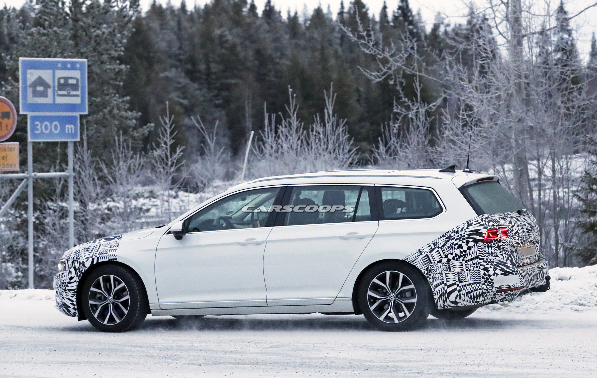 2020 VW Passat Euro-Spec-31 Europe’s Volkswagen Passat Spied Hiding Minor Styling Changes Under Heavy Camouflage