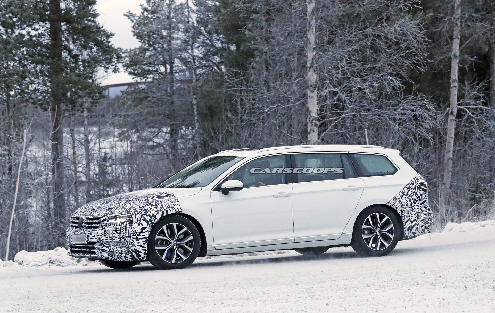 2020 VW Passat Euro-Spec-28 Europe’s Volkswagen Passat Spied Hiding Minor Styling Changes Under Heavy Camouflage
